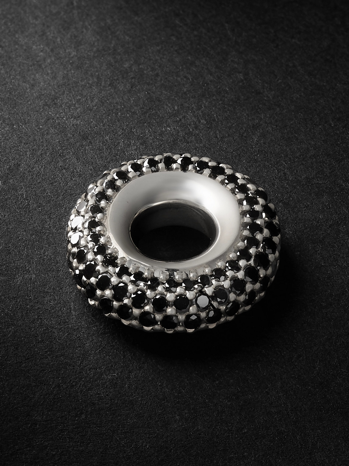 Spinelli Kilcollin - Nebula Noir Silver Diamond Pendant - Men - Silver