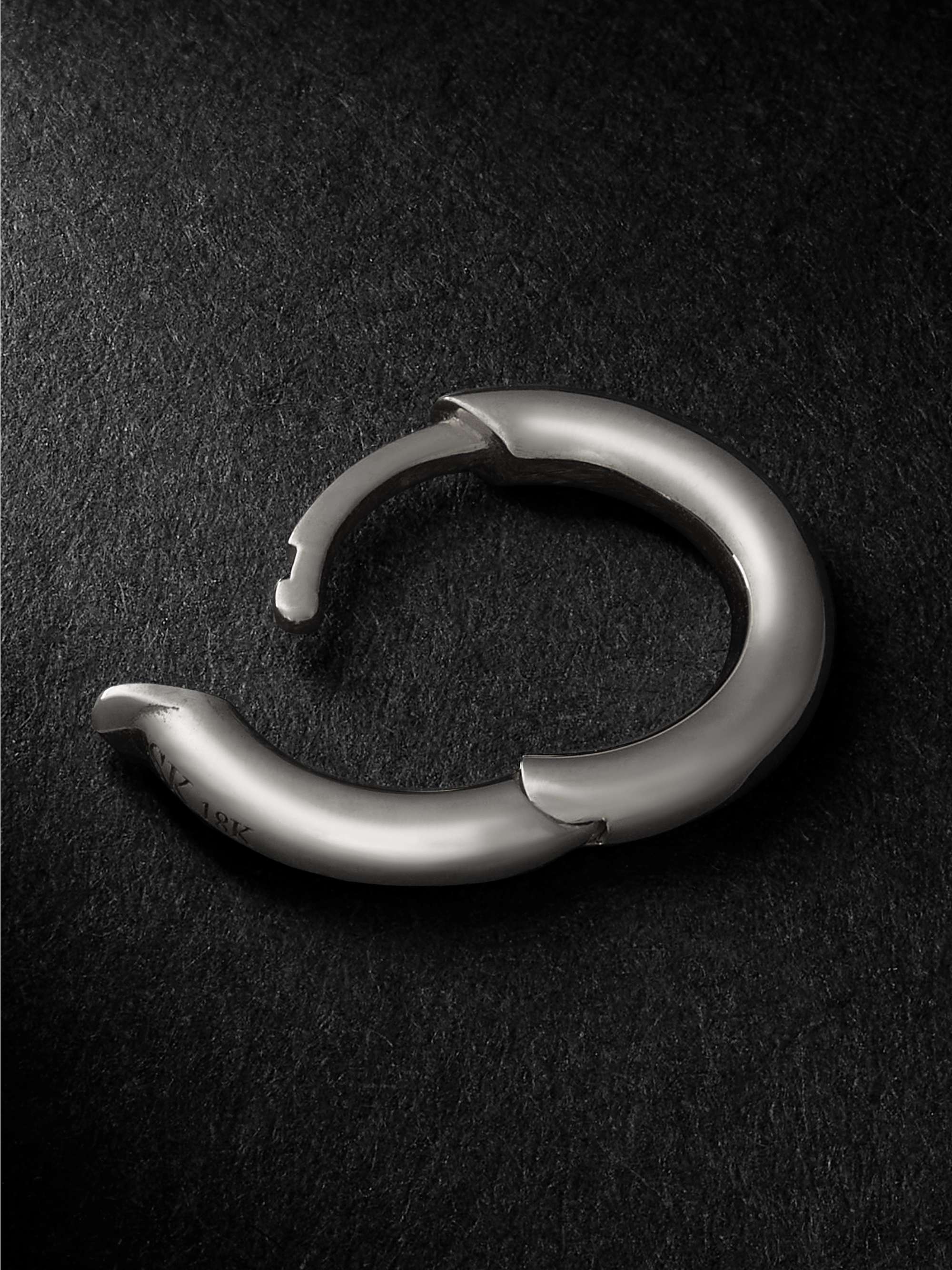 SPINELLI KILCOLLIN White Gold Single Hoop Earring