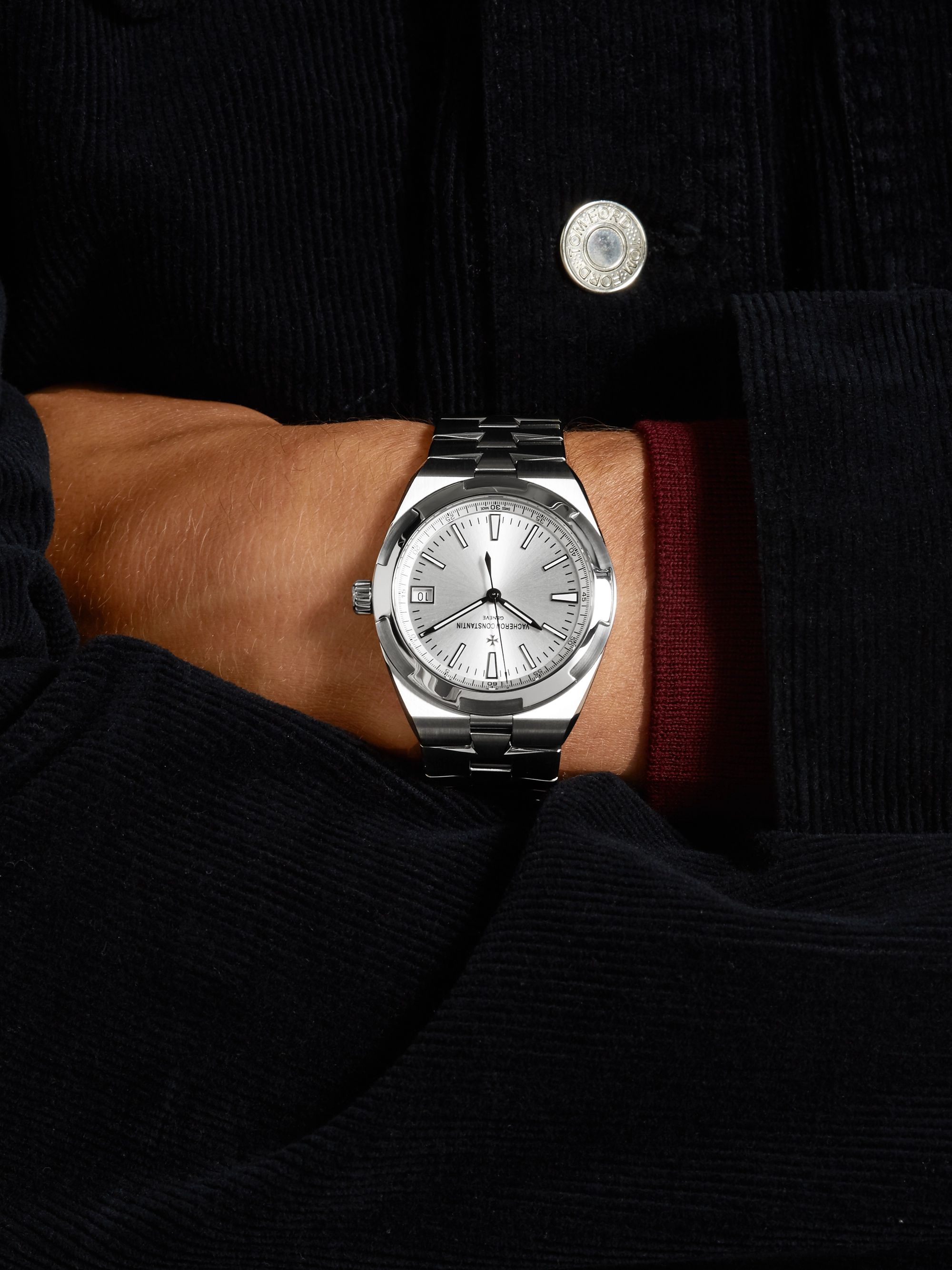 VACHERON CONSTANTIN Overseas Automatic 41mm Stainless Steel Watch, Ref. No. 4500V/110A-B126