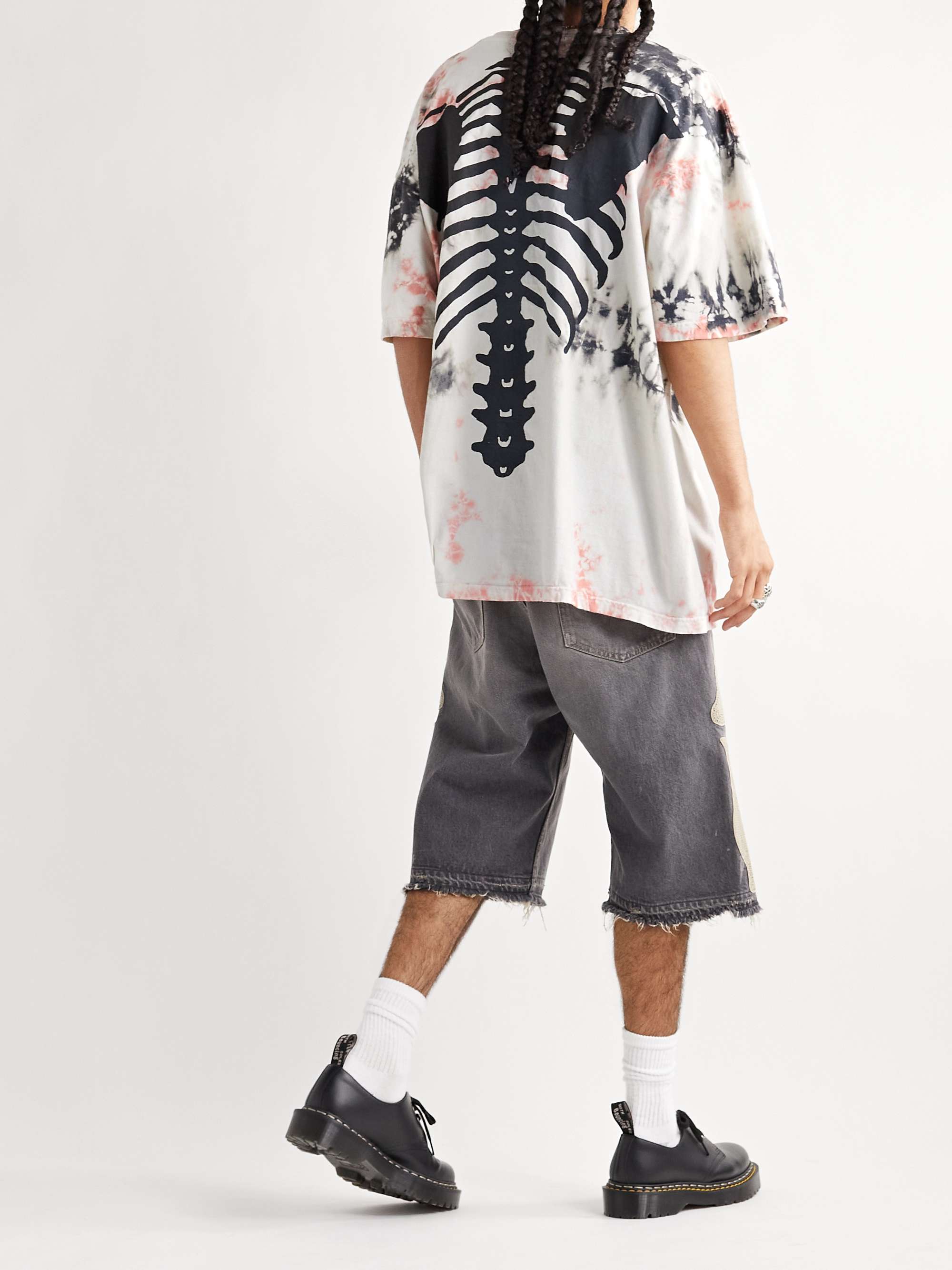 KAPITAL Ashbury Oversized Printed Tie-Dyed Cotton-Jersey T-Shirt