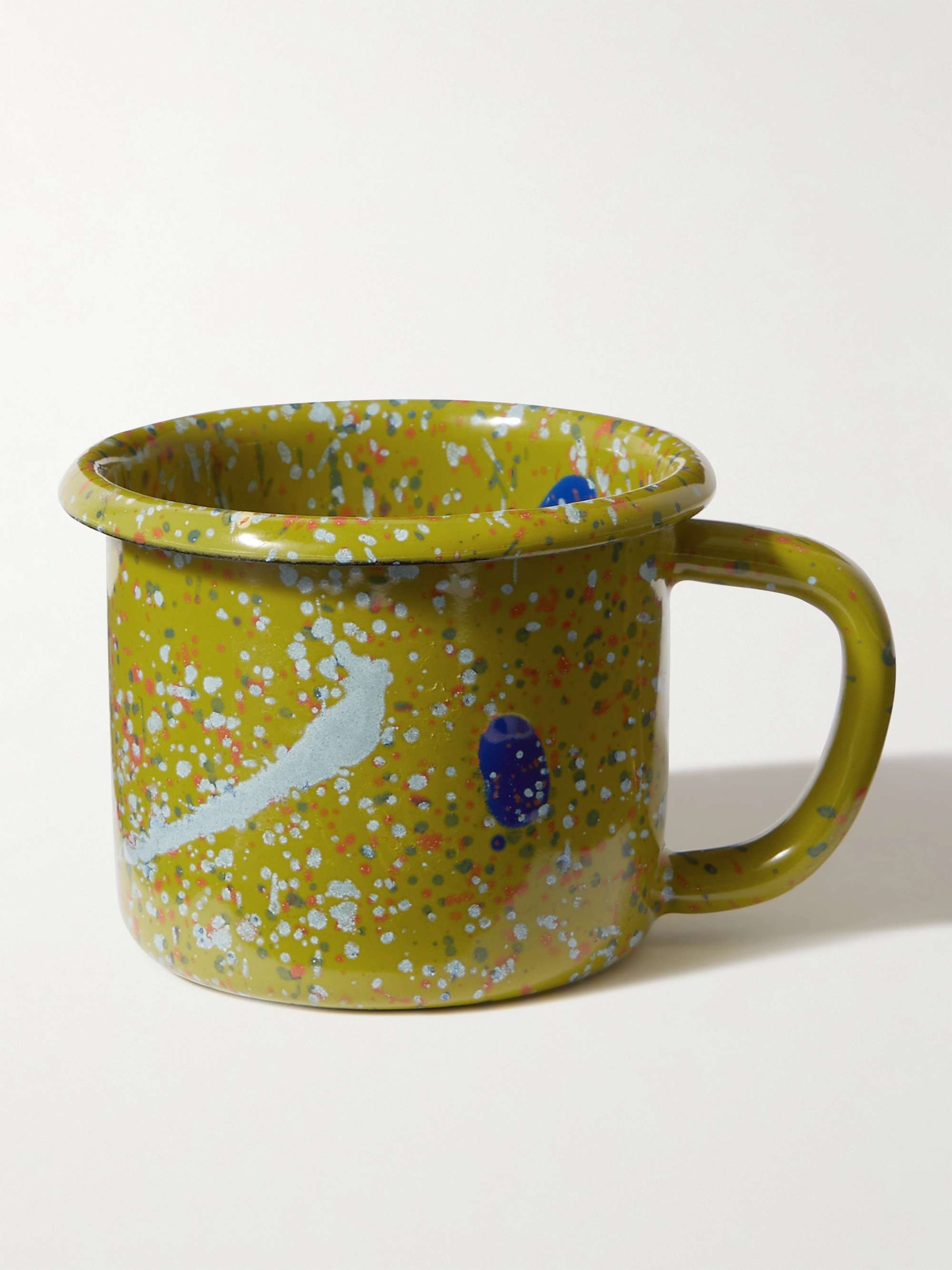 BORNN Island Breeze Large Splattered Enamelware Mug