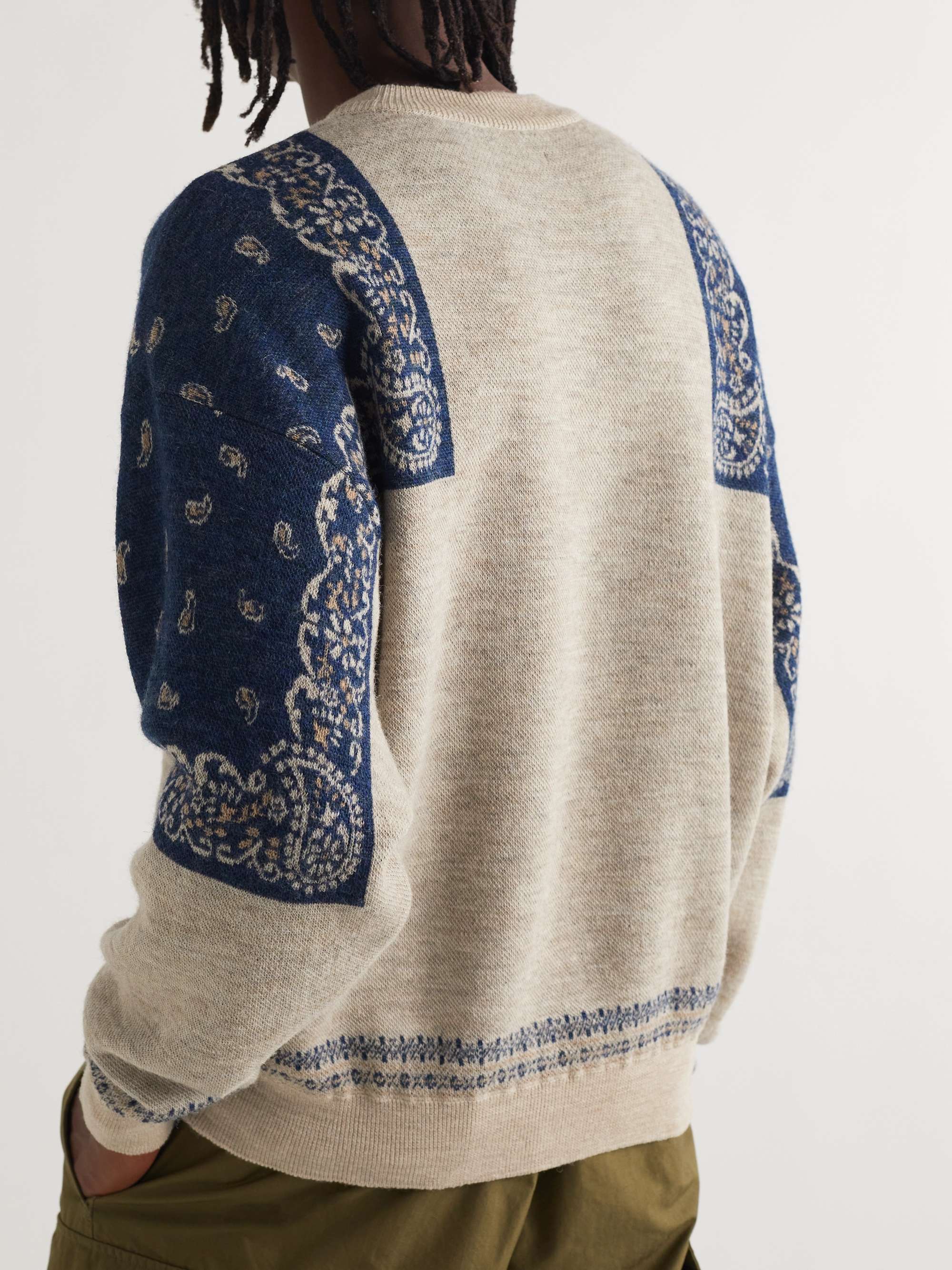 KAPITAL Wool-Jacquard Sweater