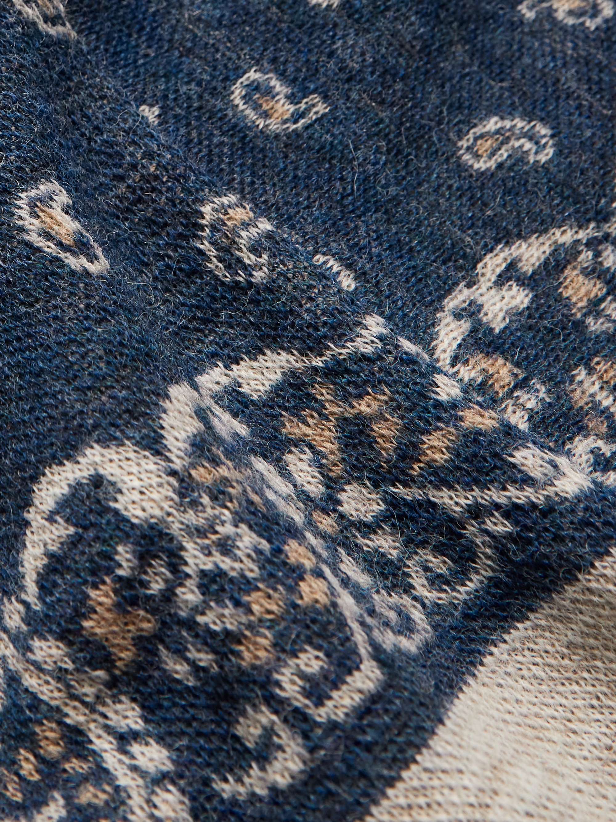 KAPITAL Wool-Jacquard Sweater