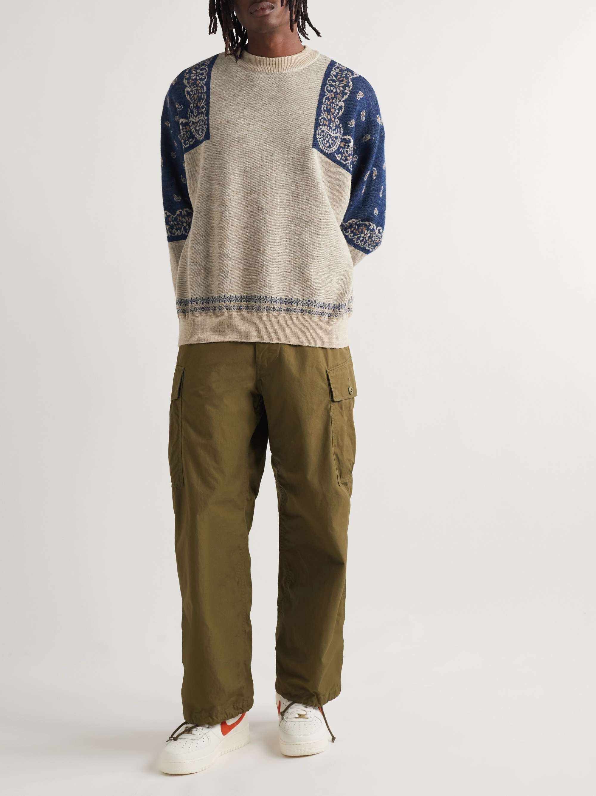 KAPITAL Wool-Jacquard Sweater