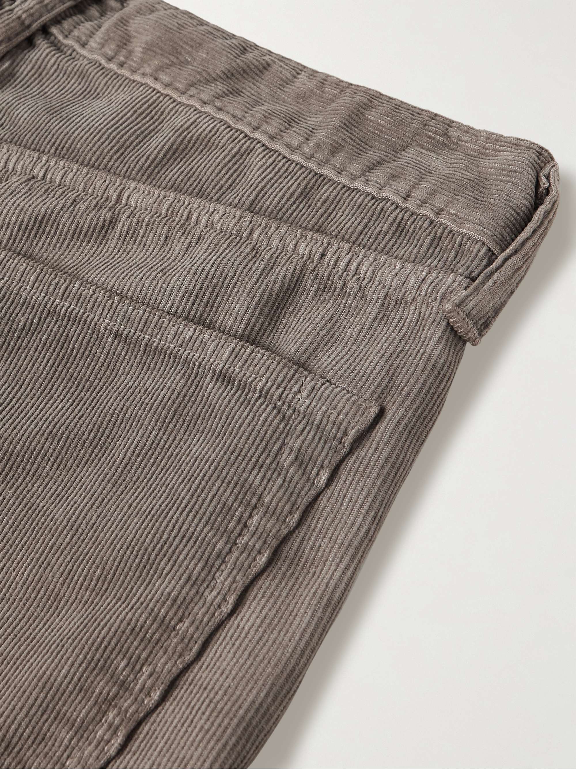 KAPITAL Straight-Leg Embellished Cotton-Blend Corduroy Trousers