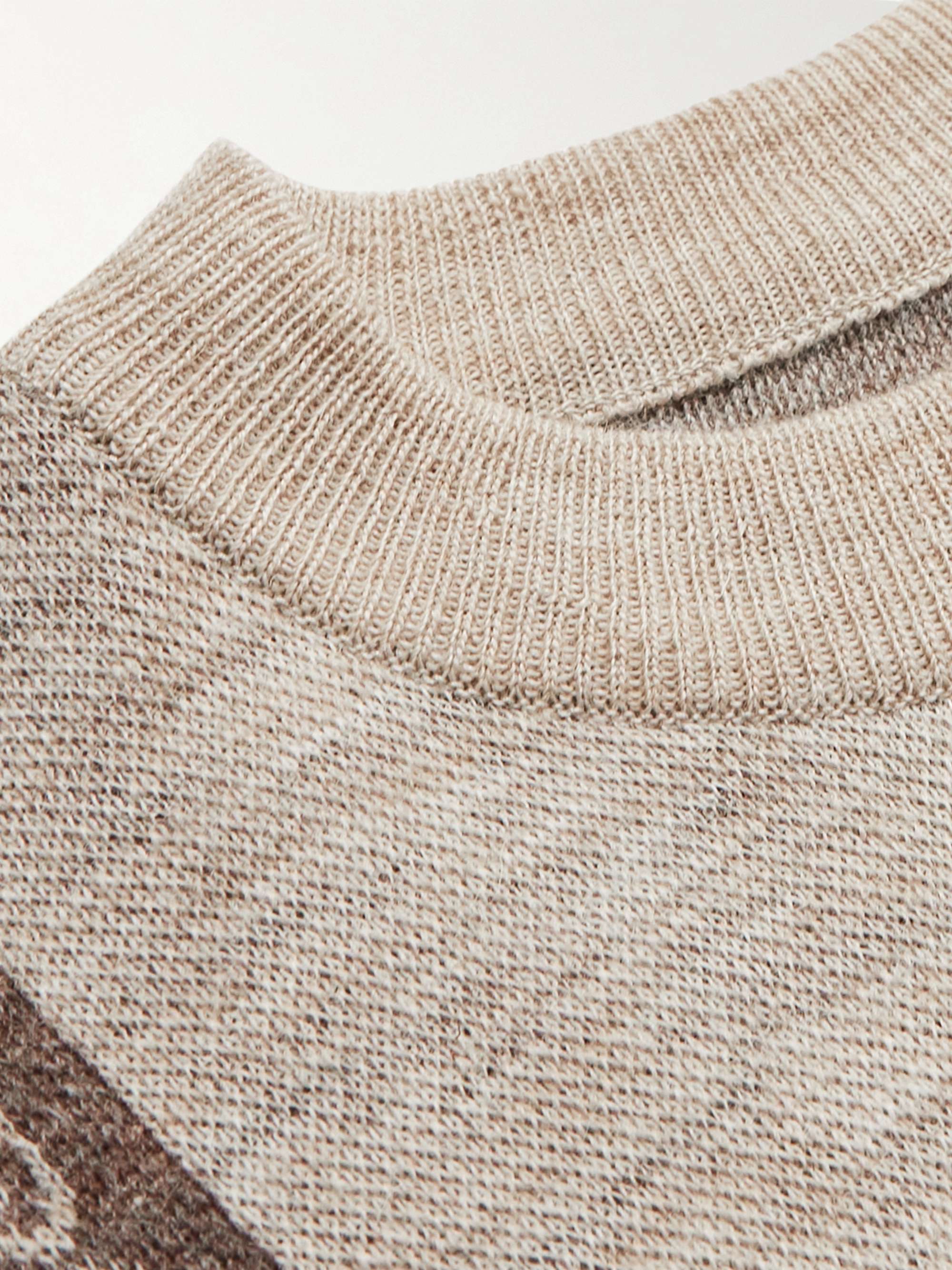 KAPITAL Wool-Jacquard Sweater