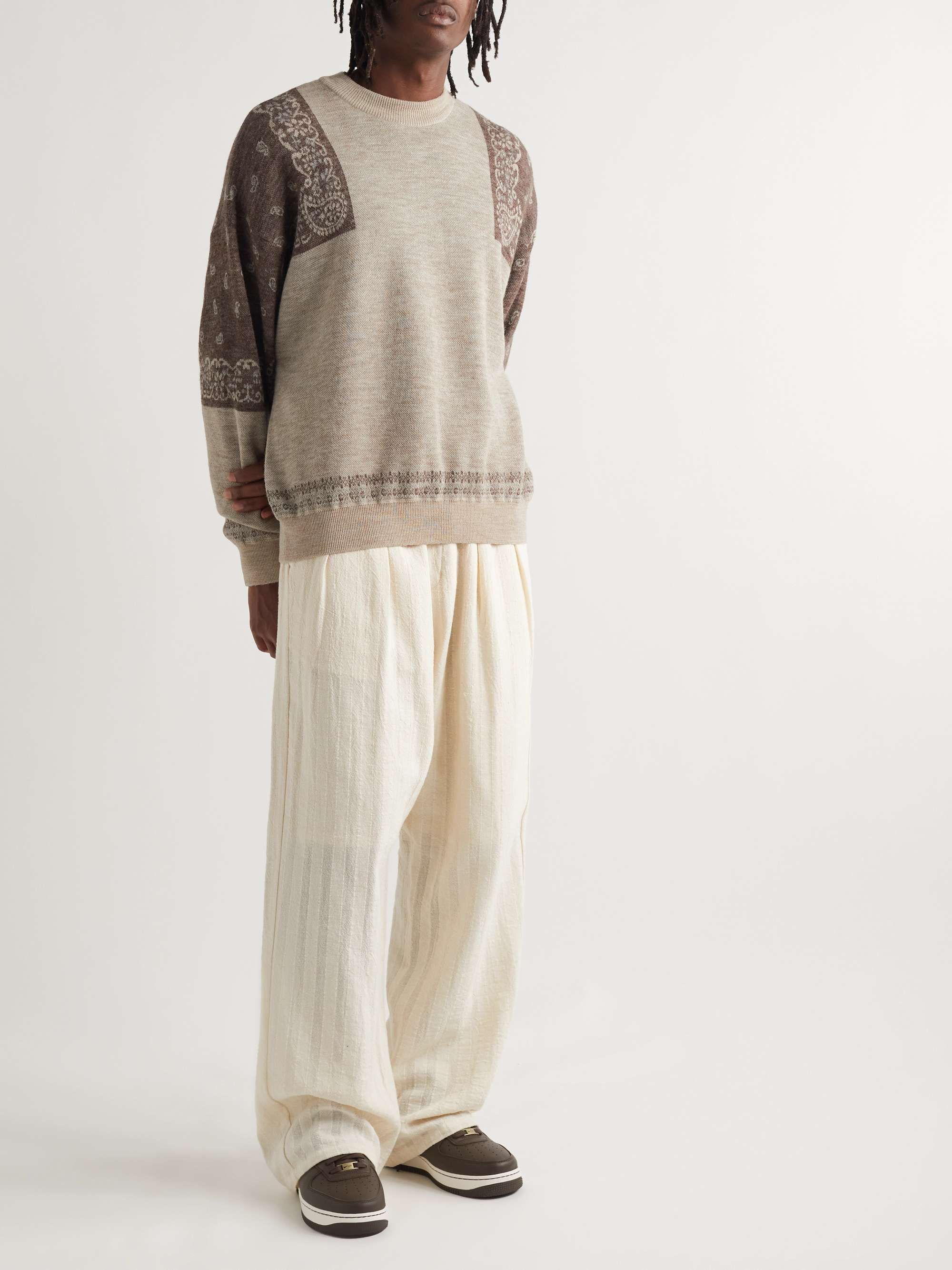 KAPITAL Wool-Jacquard Sweater