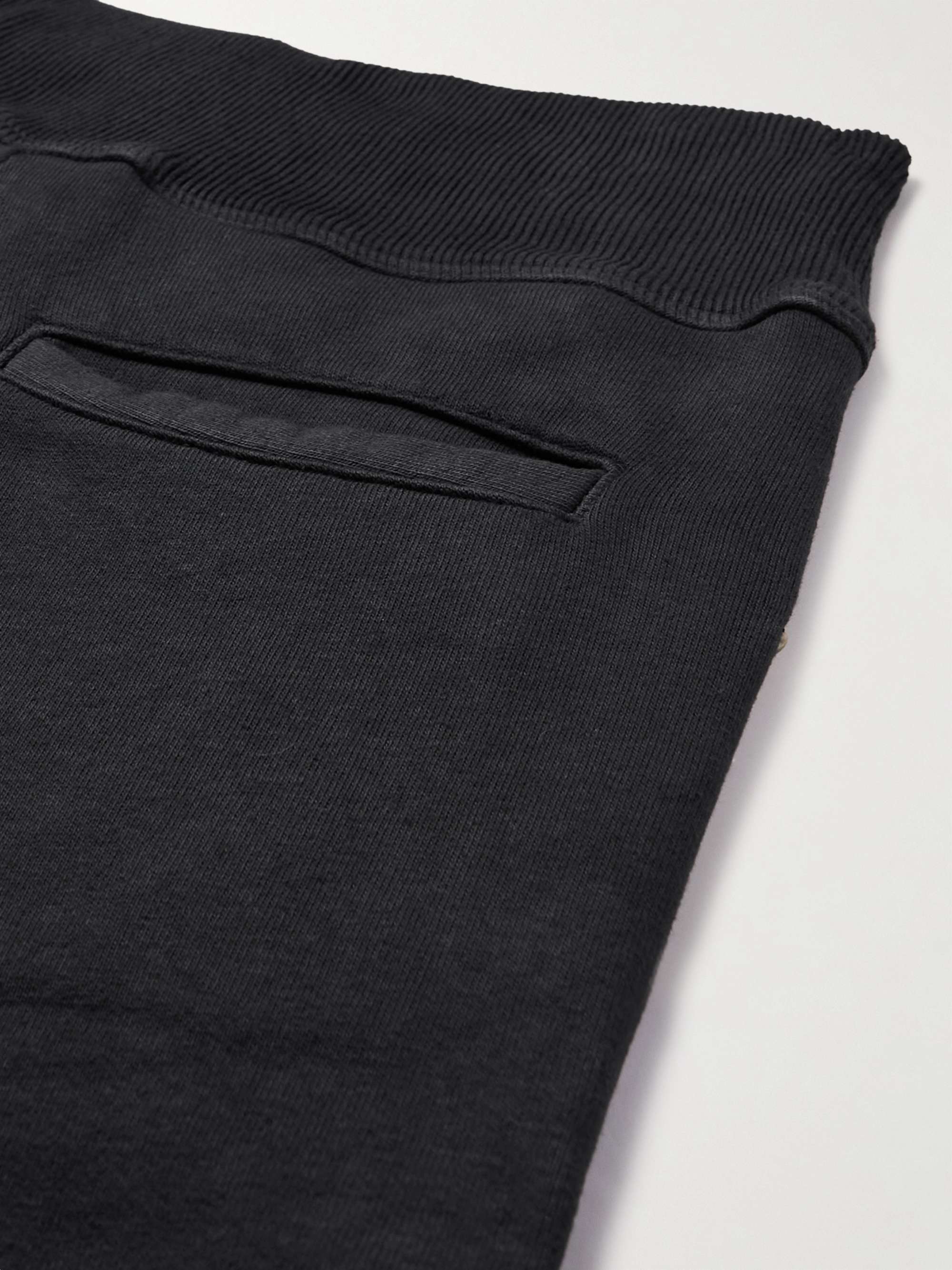 KAPITAL Tapered Embellished Cotton-Jersey Sweatpants