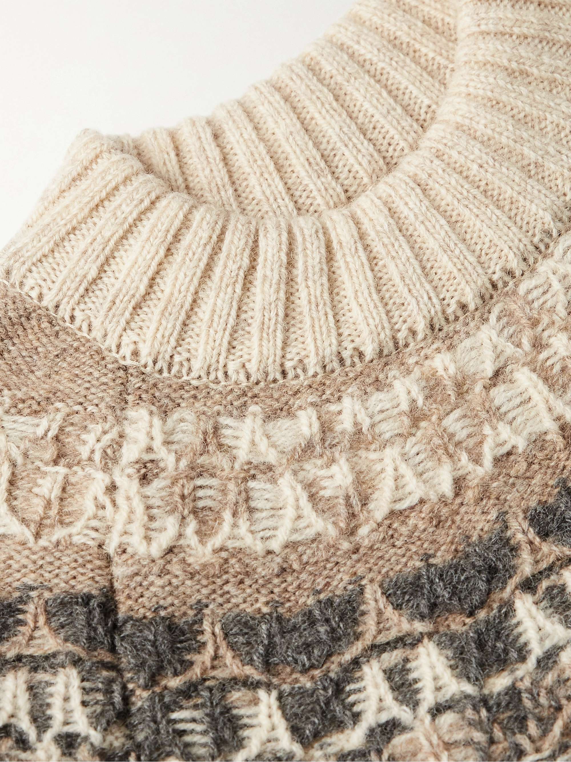 KAPITAL Wool-Jacquard Sweater