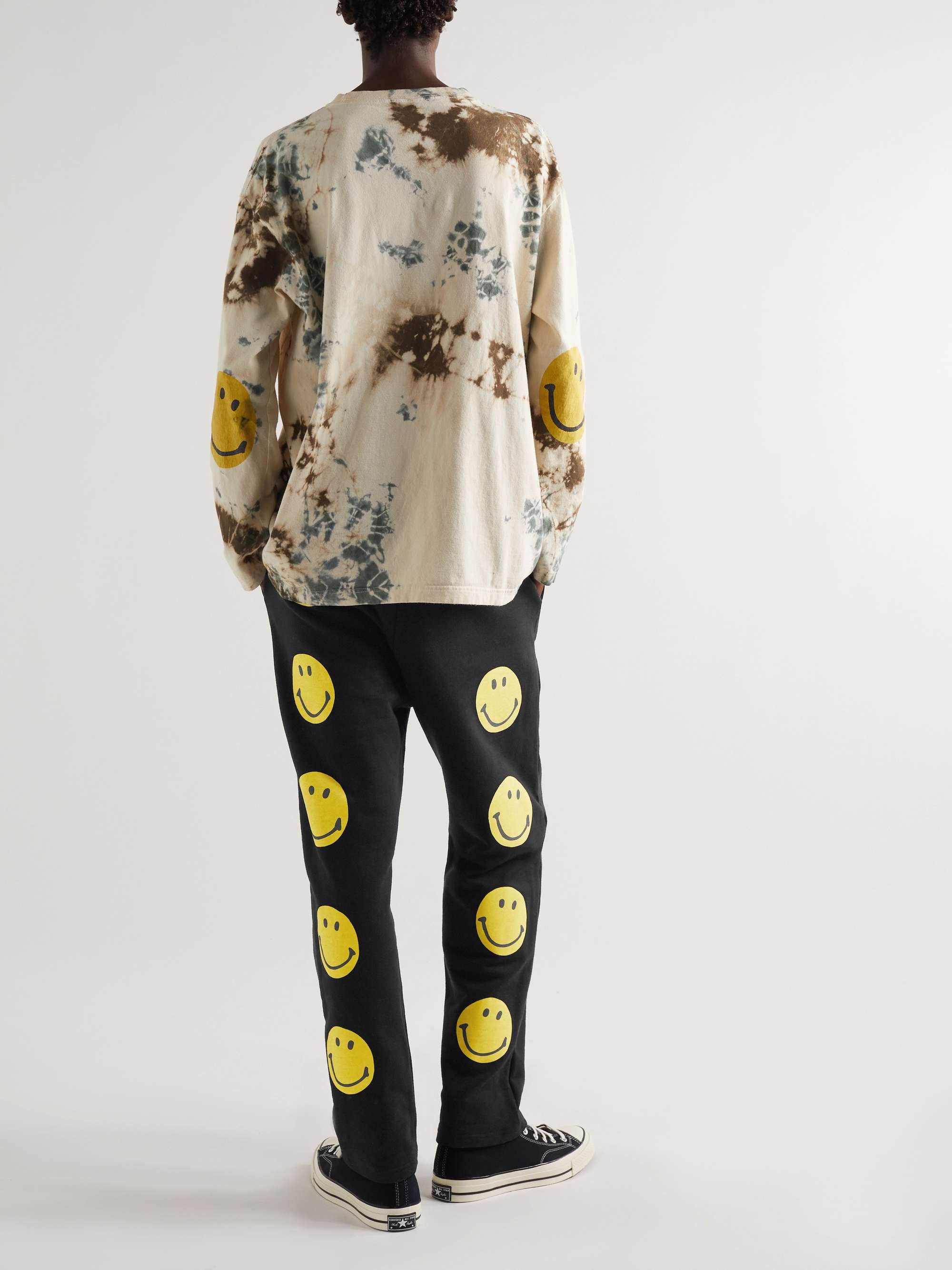 KAPITAL Printed Cotton-Jersey Sweatpants