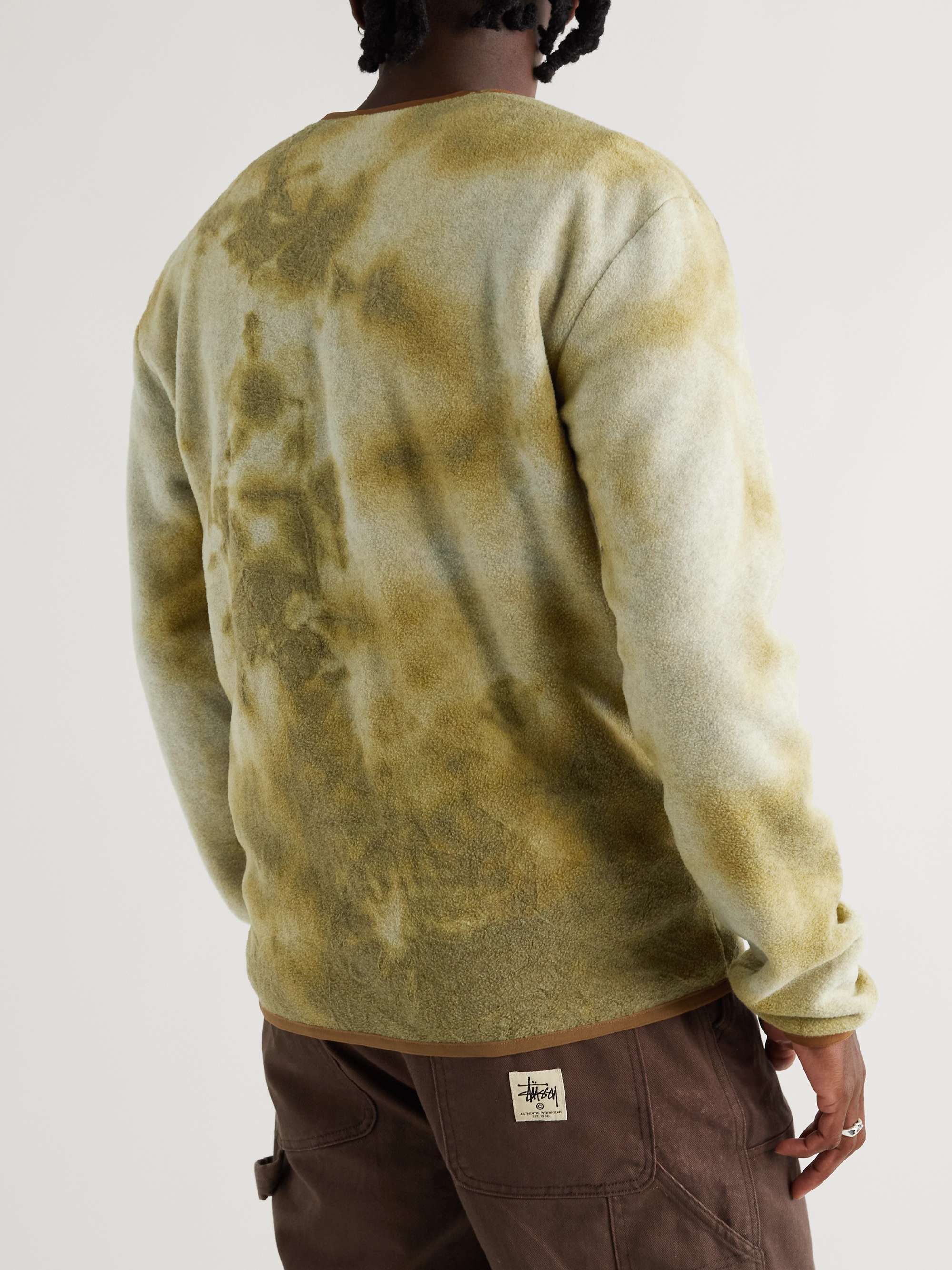 KAPITAL Tie-Dyed Fleece Sweatshirt