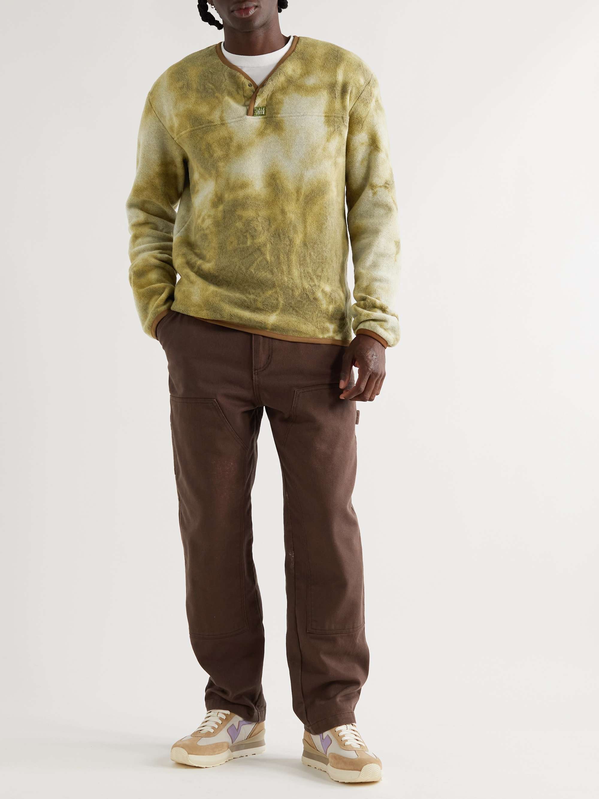 KAPITAL Tie-Dyed Fleece Sweatshirt