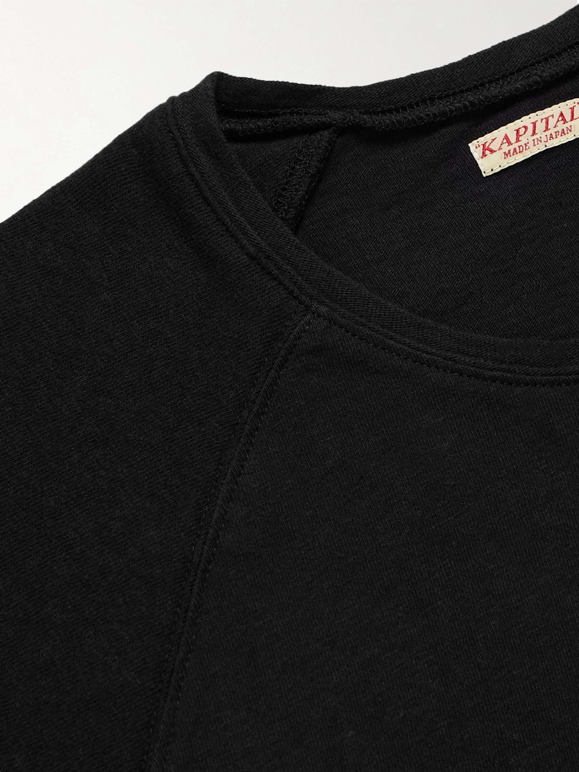 KAPITAL Printed Cotton-Jersey T-Shirt