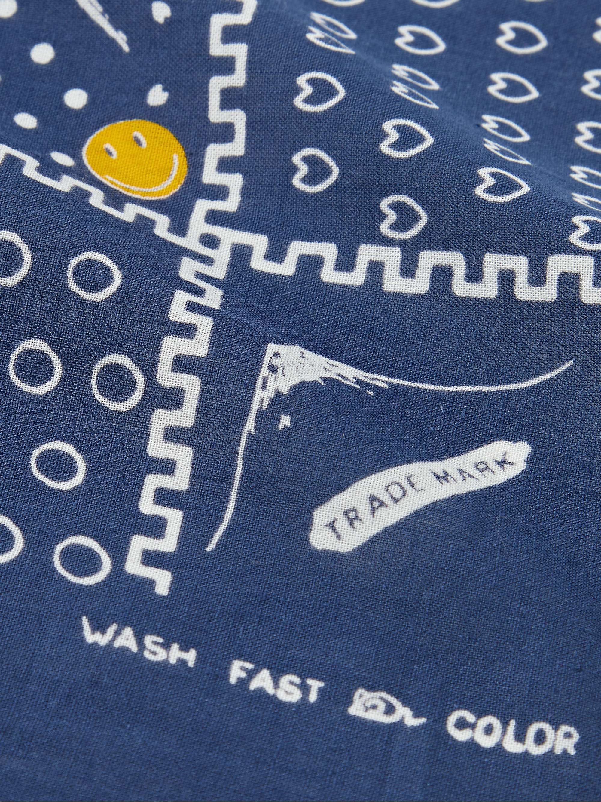 KAPITAL Printed Selvedge Cotton Bandana