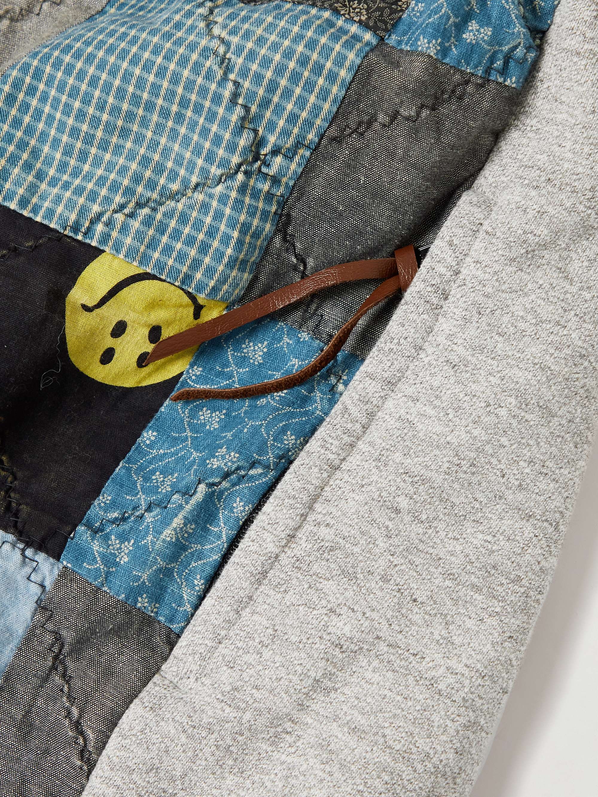 KAPITAL Patchwork Cotton-Jersey Sweatshirt