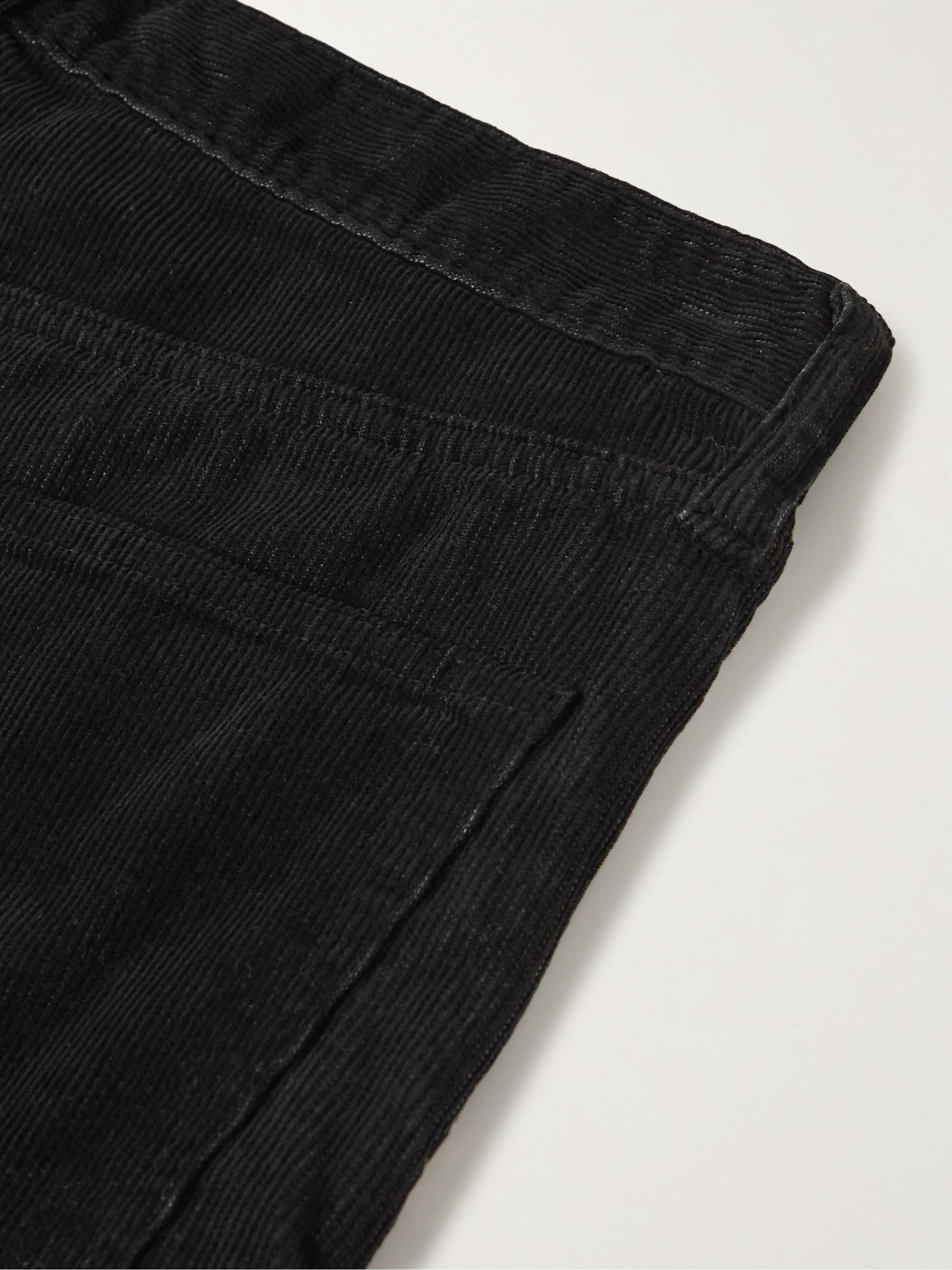 KAPITAL Straight-Leg Embellished Cotton-Blend Corduroy Trousers