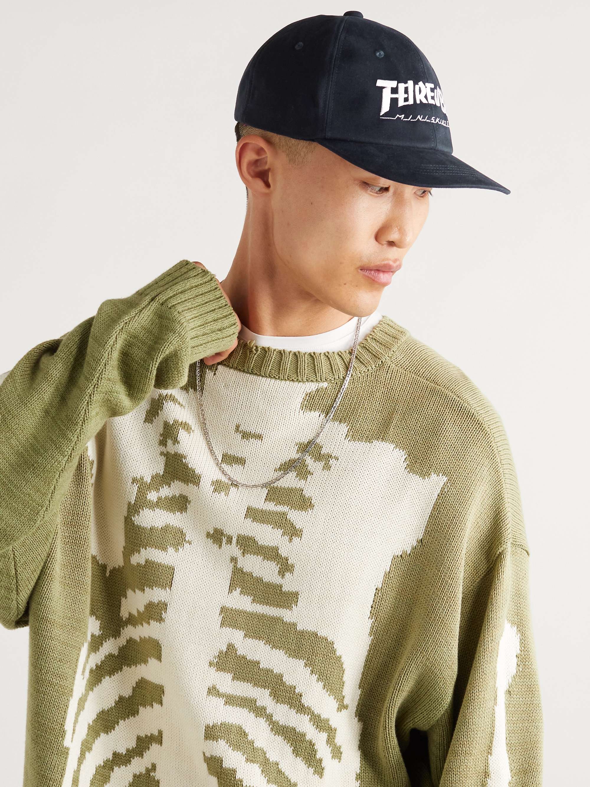 KAPITAL Embroidered Cotton-Twill Baseball Cap