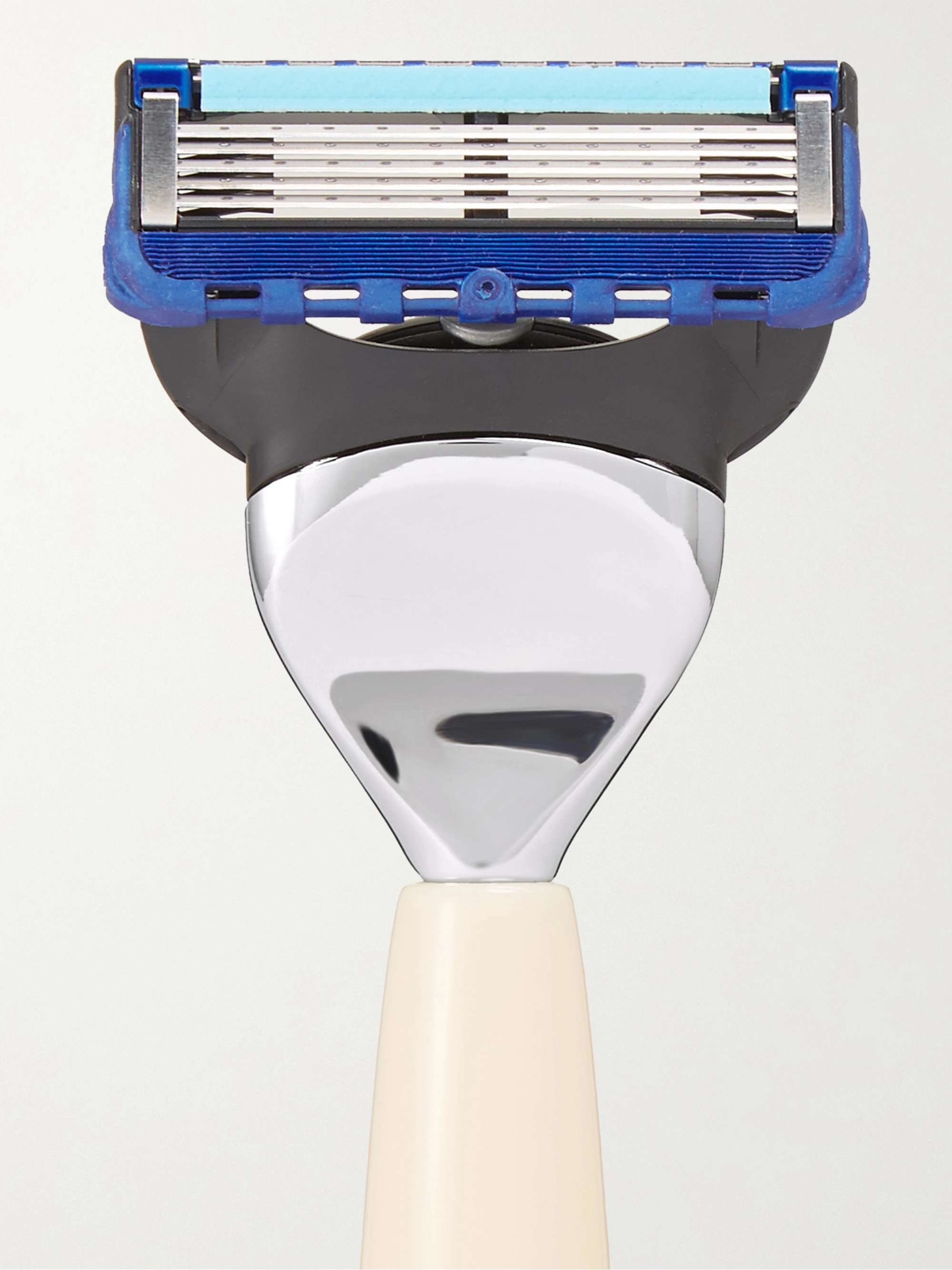 D R HARRIS Fusion Chrome and Resin Three-Piece Shaving Set