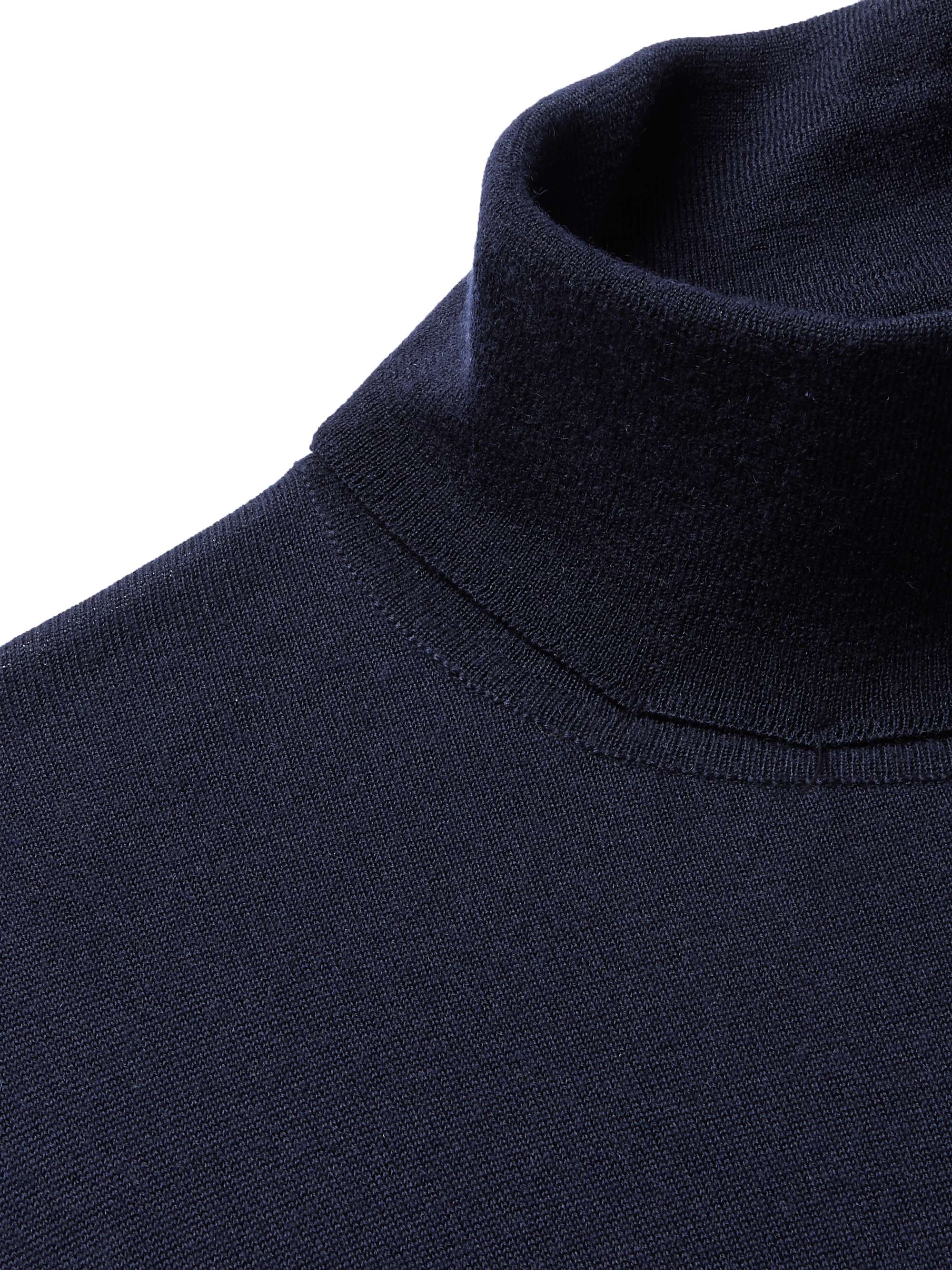 WILLIAM LOCKIE Slim-Fit Cashmere Rollneck Sweater