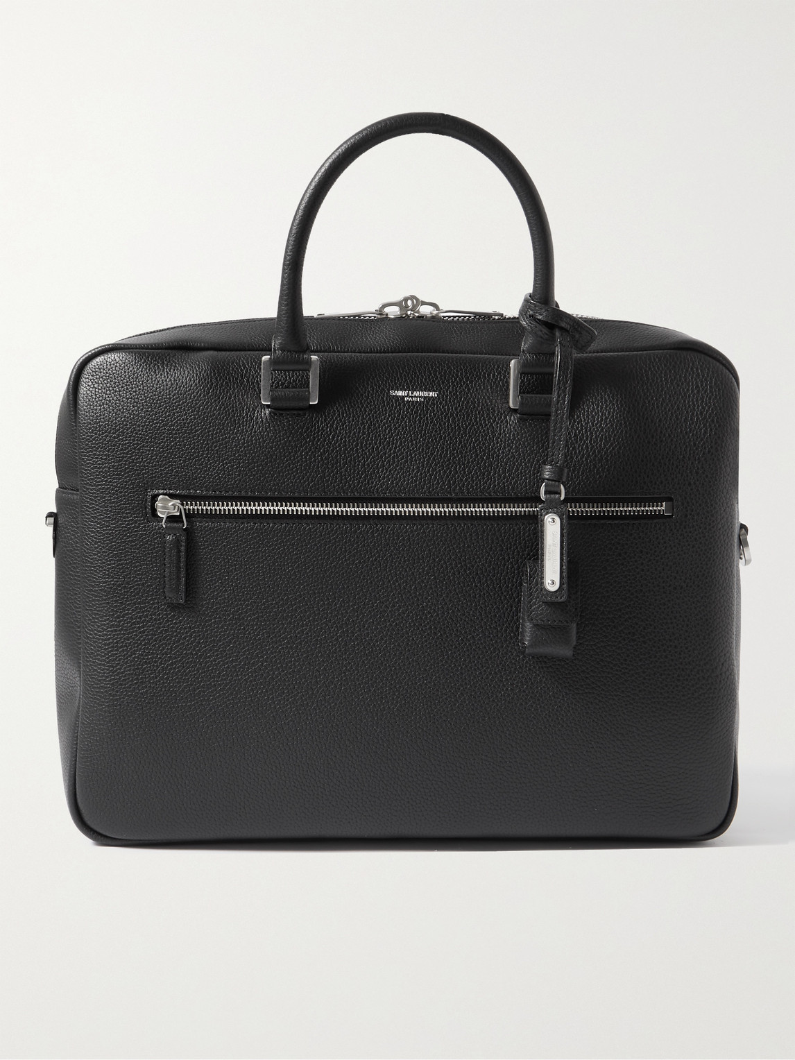 Saint Laurent Full-Grain Leather Briefcase - Men
