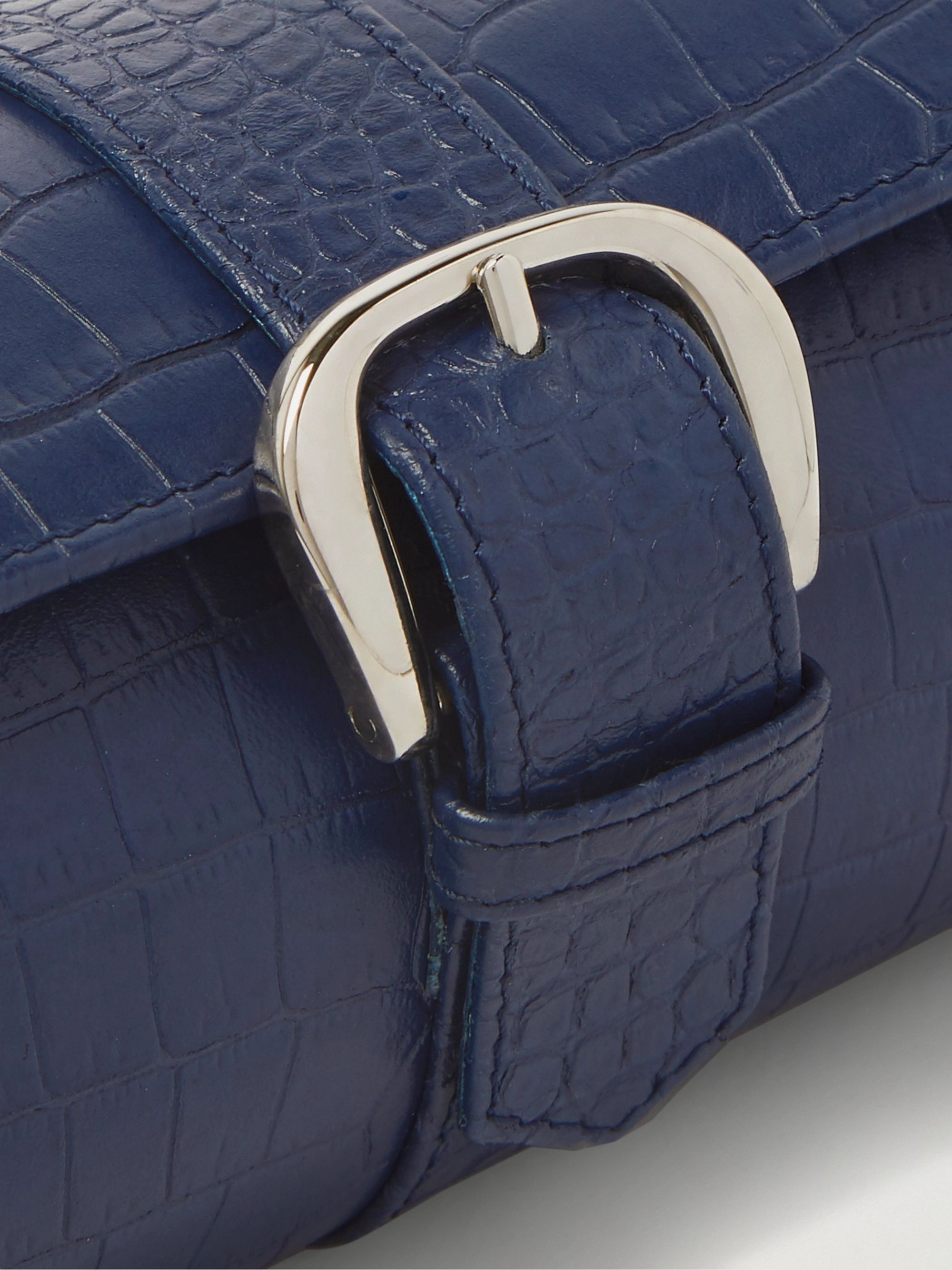 RAPPORT LONDON Croc-Effect Leather Watch Roll
