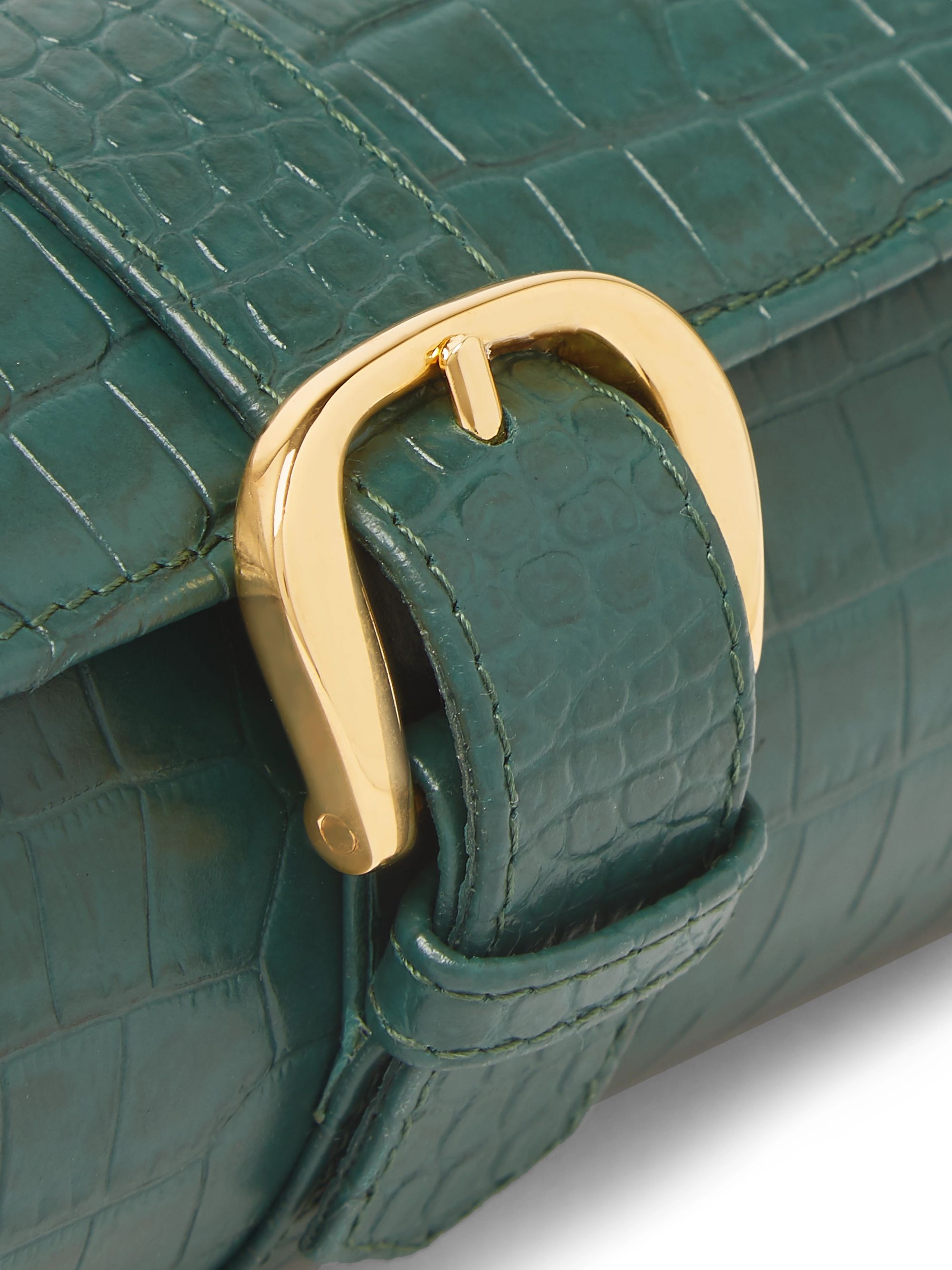 RAPPORT LONDON Croc-Effect Leather Watch Roll