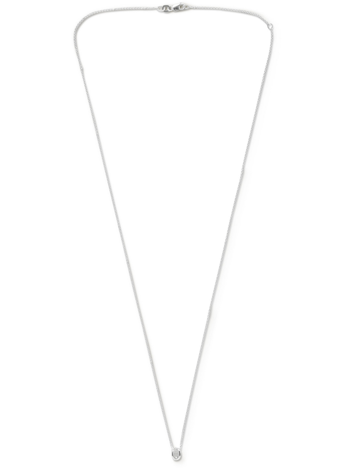 Le Gramme - Entrelacs Le 1 Sterling Silver Pendant Necklace - Men - Silver