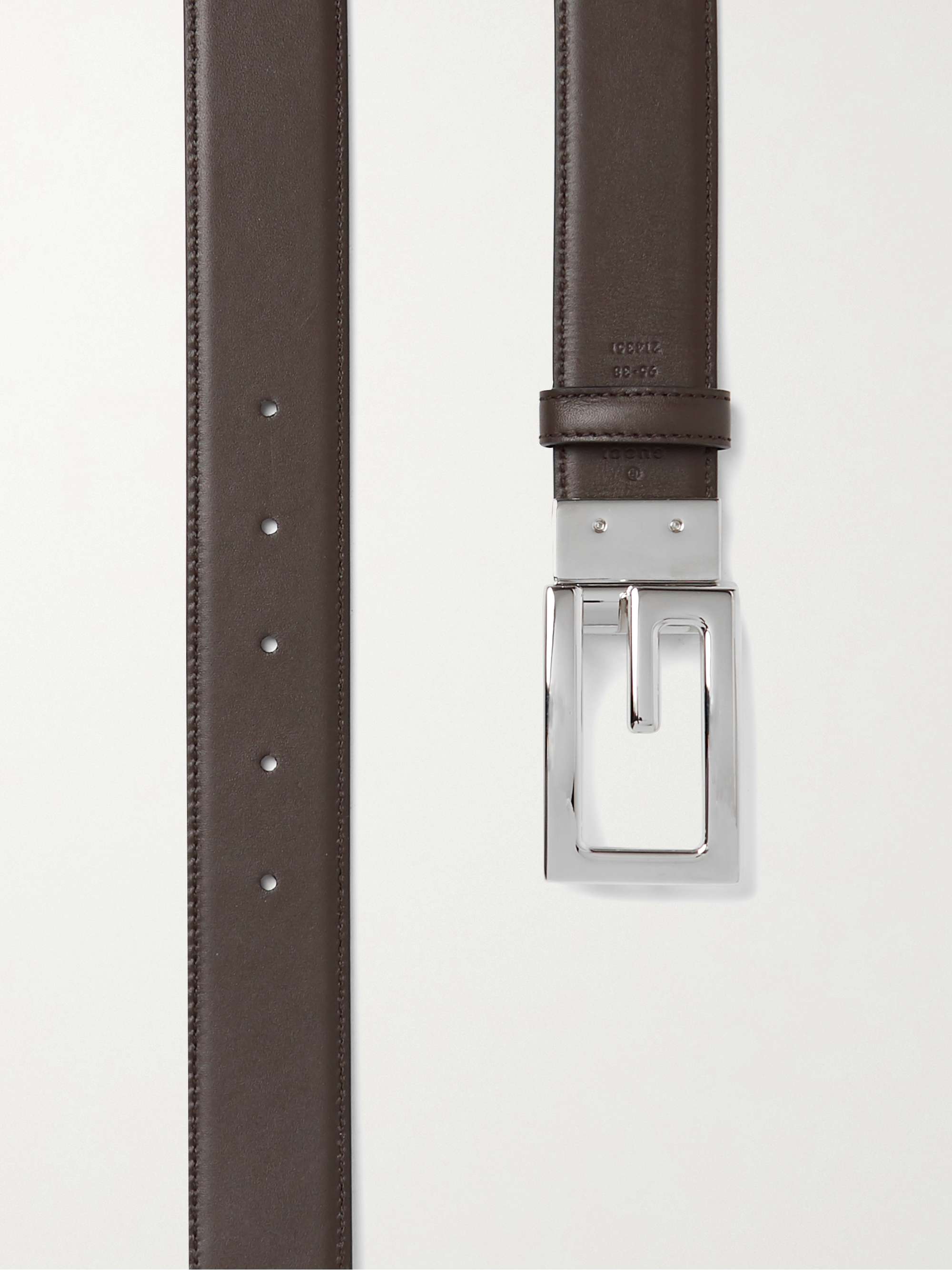 GUCCI 3.5cm Reversible Leather Belt