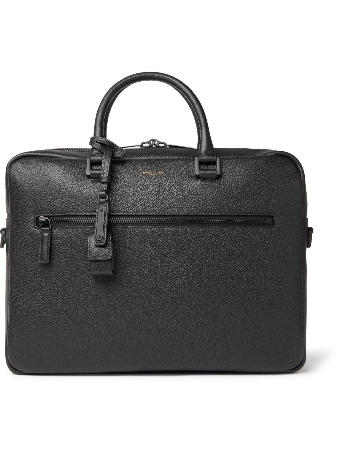 SAINT LAURENT - Sac de Jour Full-Grain Leather Briefcase - Men - Black