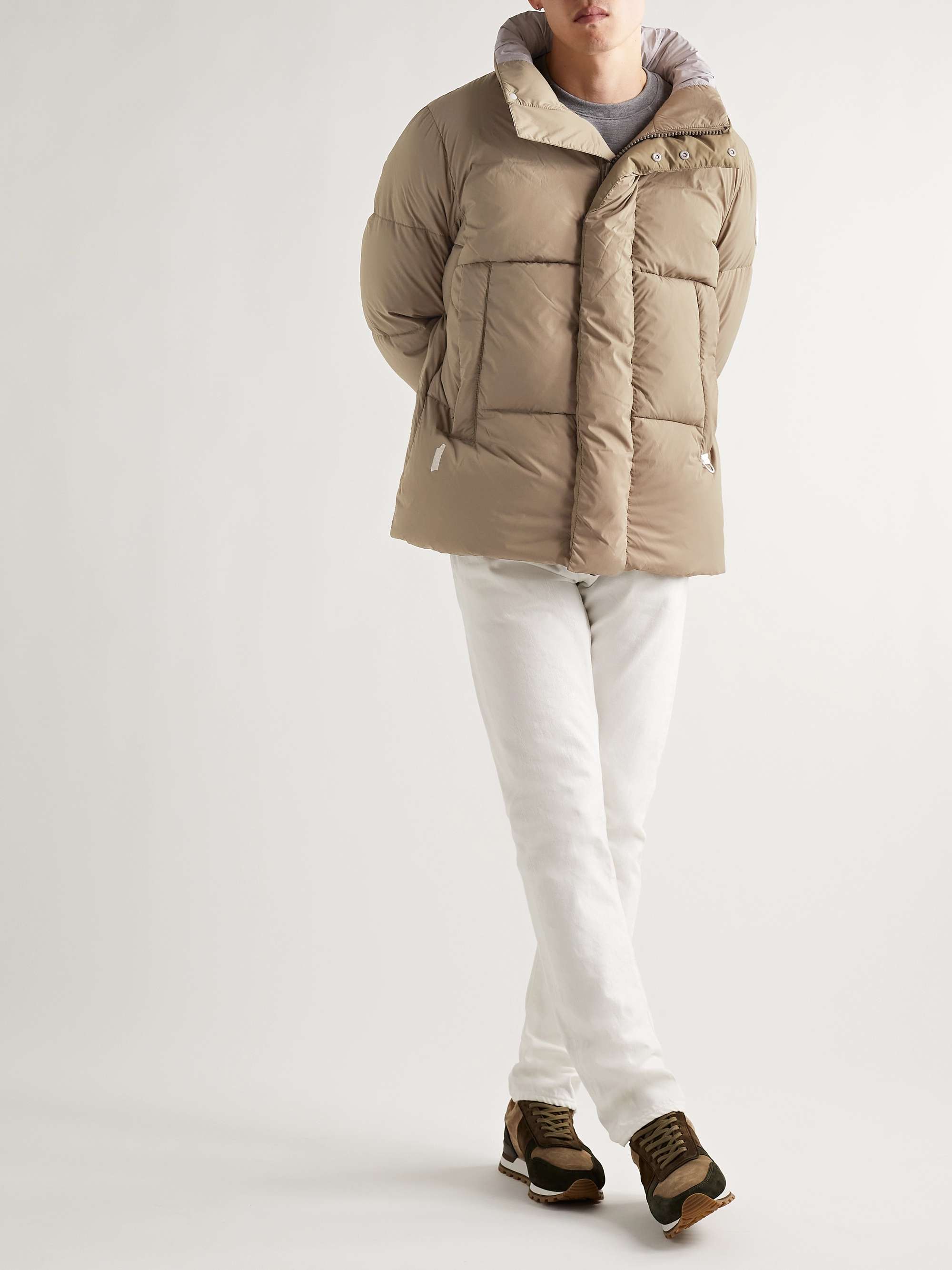 CANADA GOOSE Everett Logo-Appliquéd Quilted EnduraLuxe Down Jacket