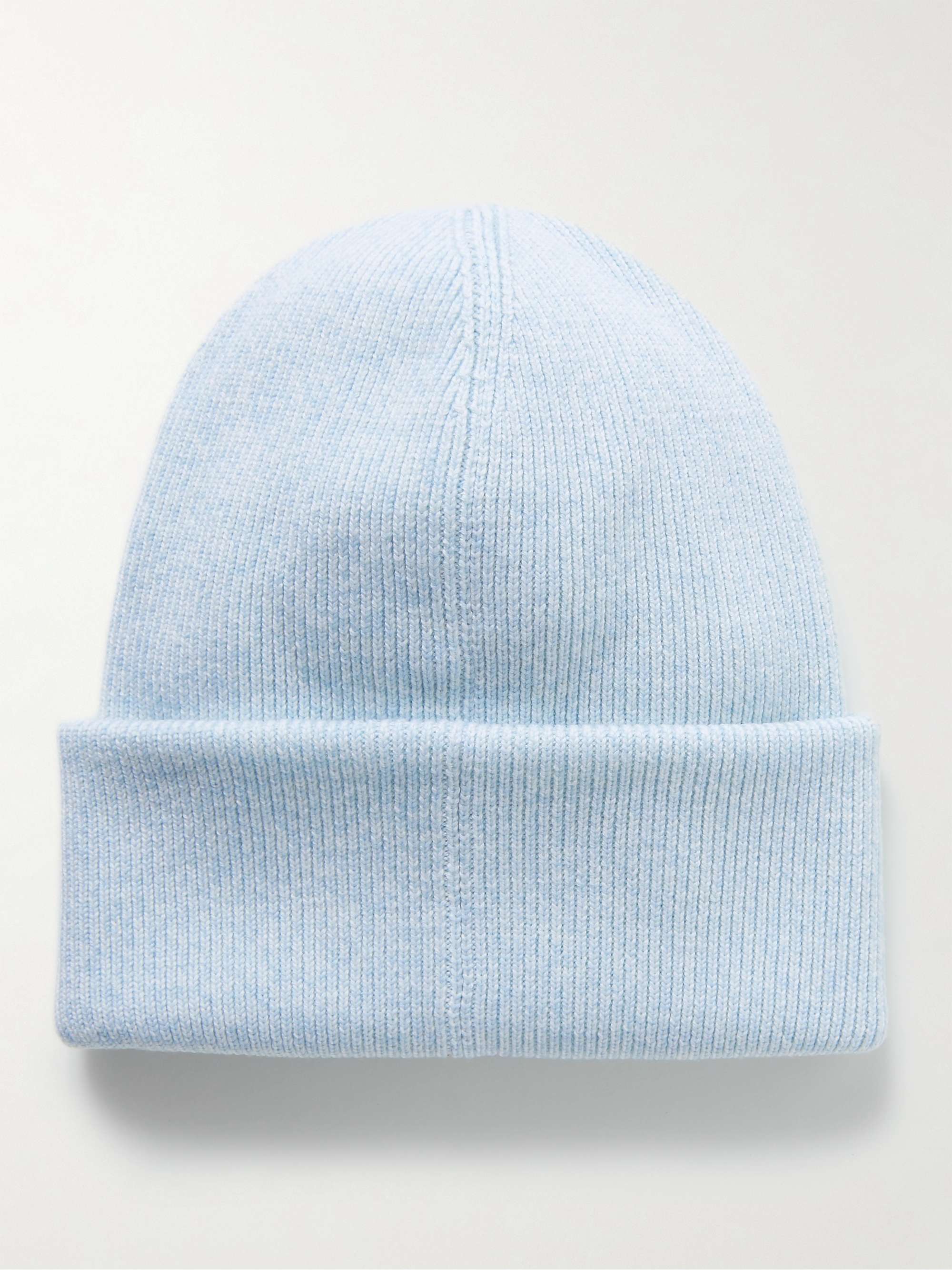 CANADA GOOSE Logo-Appliquéd Ribbed Wool Beanie