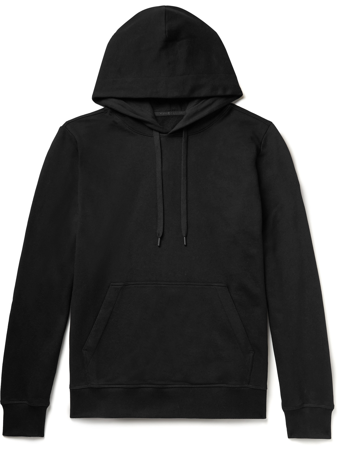 Canada Goose - Huron Logo-Appliquéd Organic Cotton-Jersey Hoodie - Men - Black - L