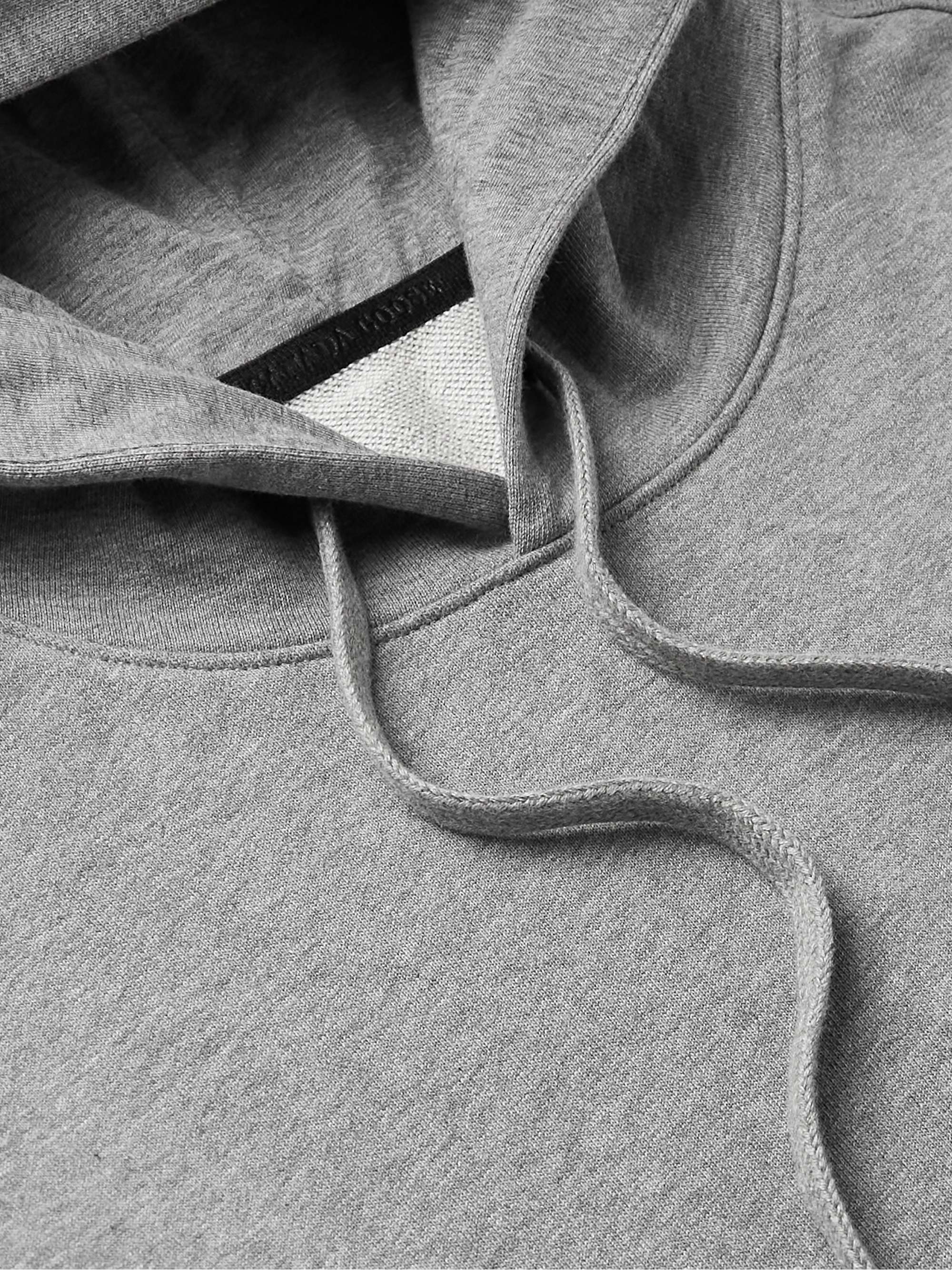 CANADA GOOSE Huron Logo-Appliquéd Organic Cotton-Jersey Hoodie