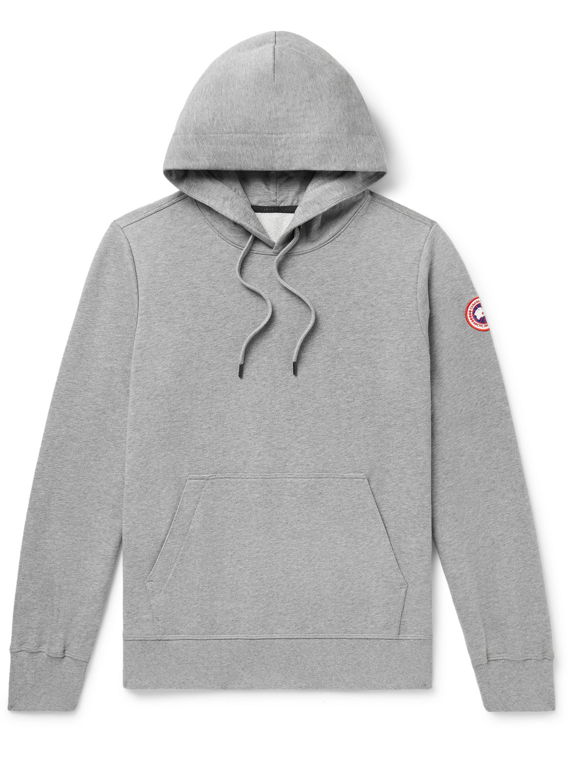 Canada Goose Huron Organic Cotton-jersey Hoodie In Gray