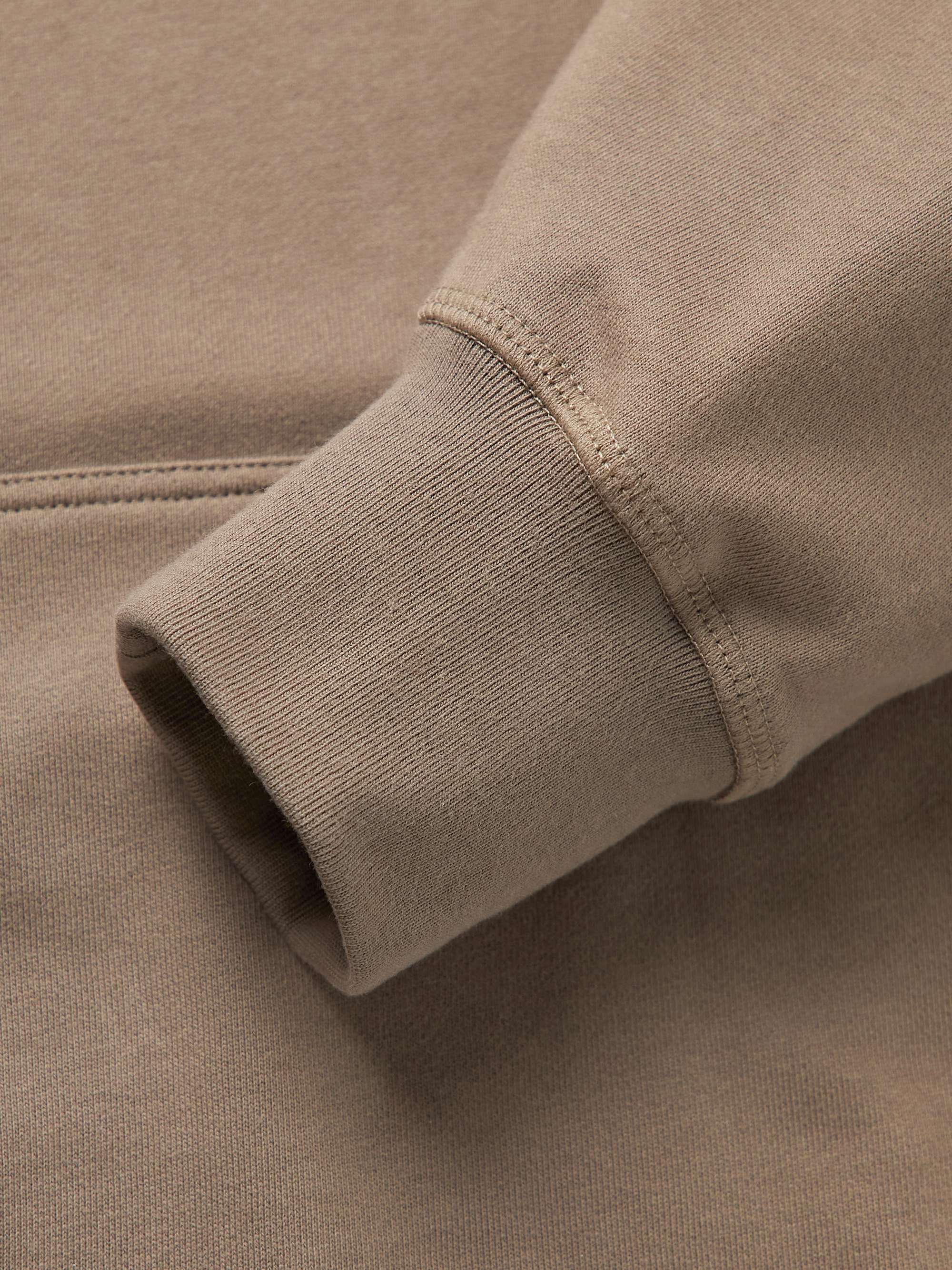 CANADA GOOSE Huron Logo-Appliquéd Organic Cotton-Jersey Hoodie