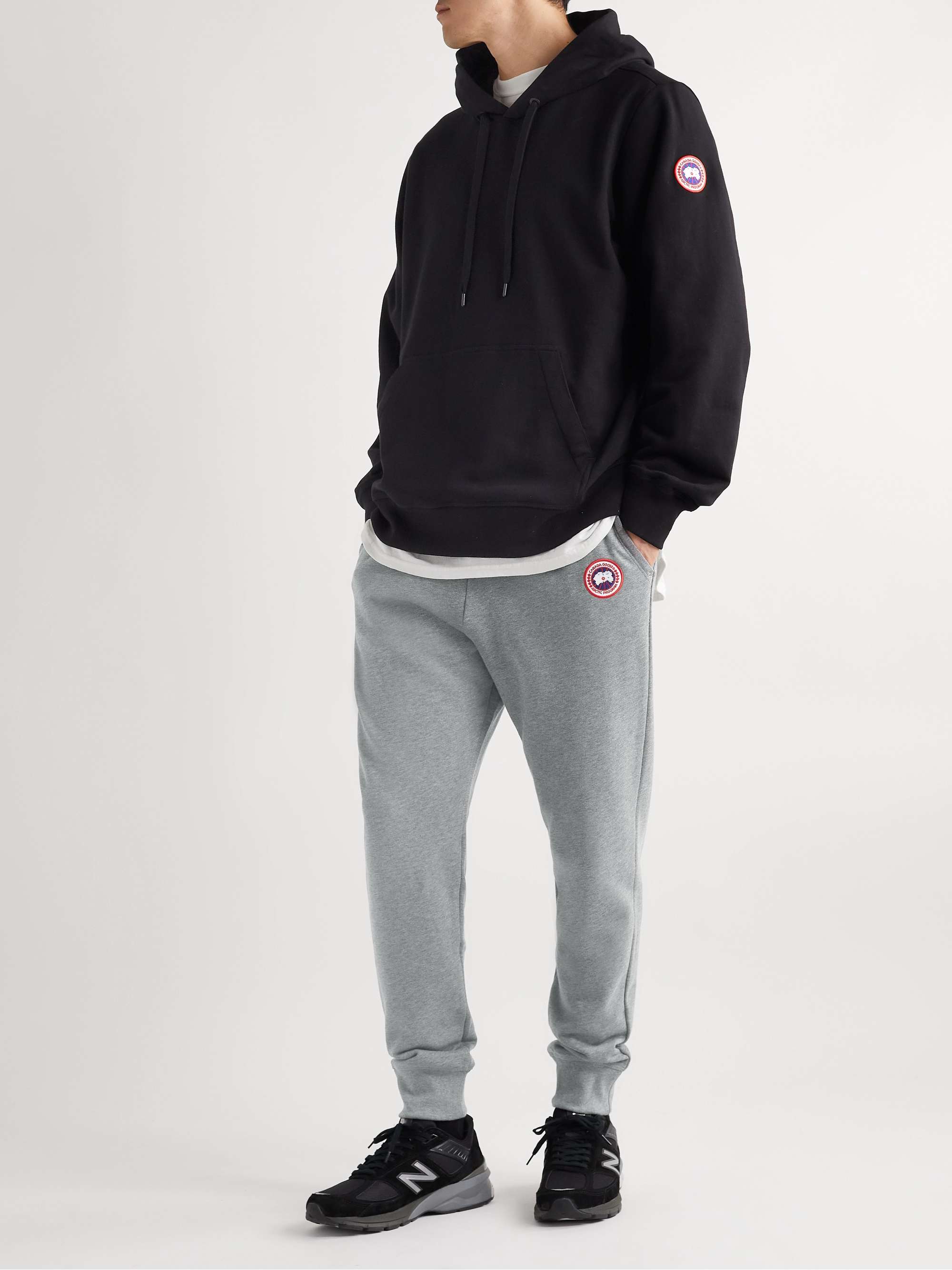 Tapered Ribbed Cotton Sweatpants