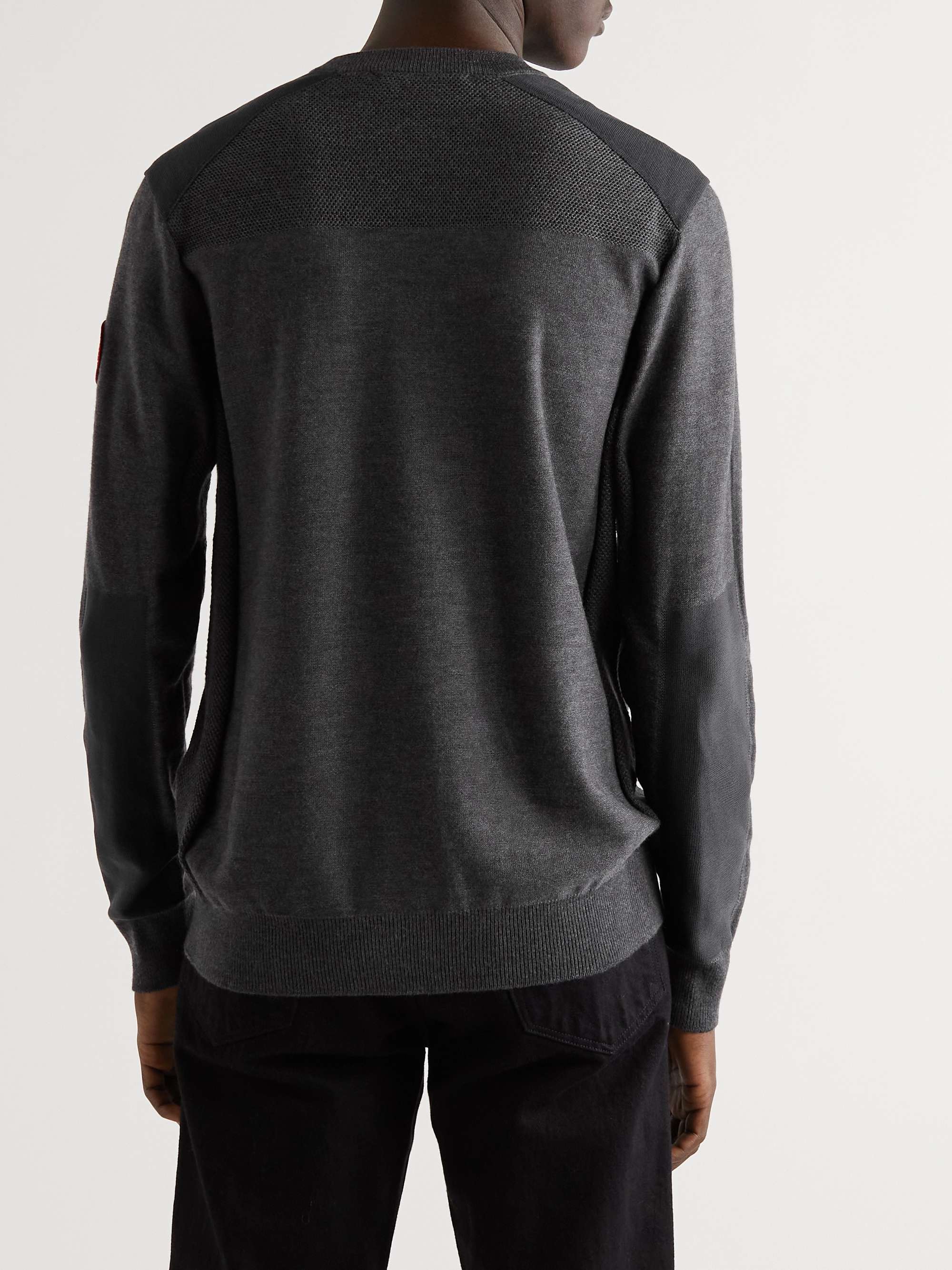 CANADA GOOSE Dartmouth CORDURA-Panelled Merino Wool Sweater
