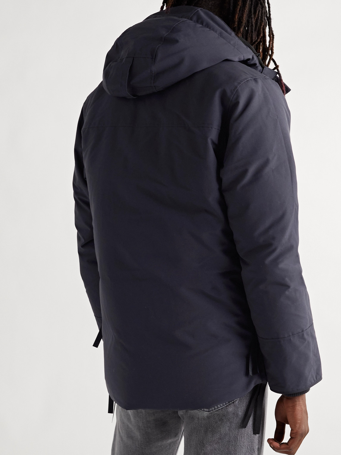 Shop Canada Goose Maitland Slim-fit Quilted Shell Hooded Down Parka In Blue