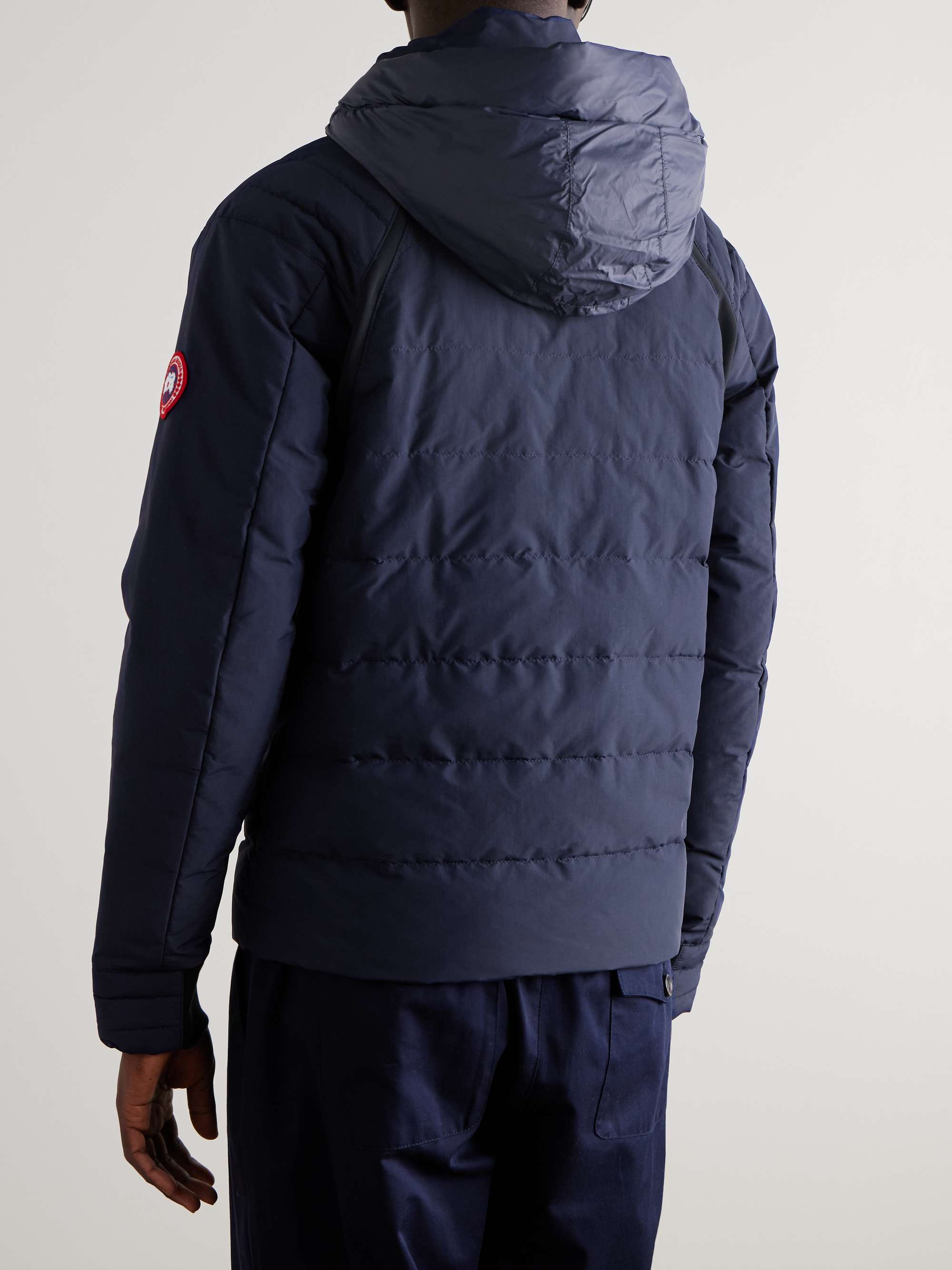CANADA GOOSE HyBridge Quilted Nylon Hooded Down Jacket