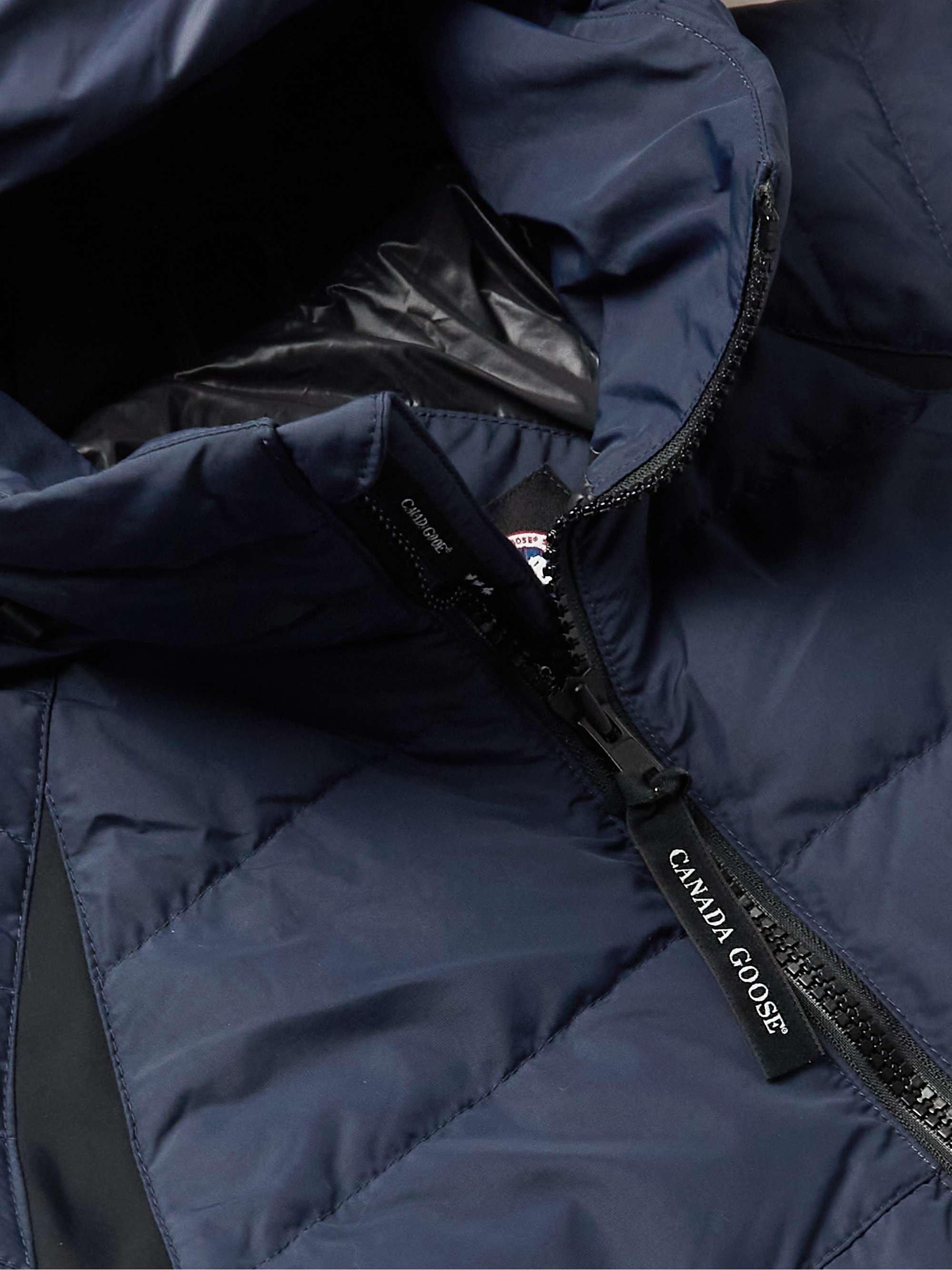CANADA GOOSE HyBridge Quilted Nylon Hooded Down Jacket