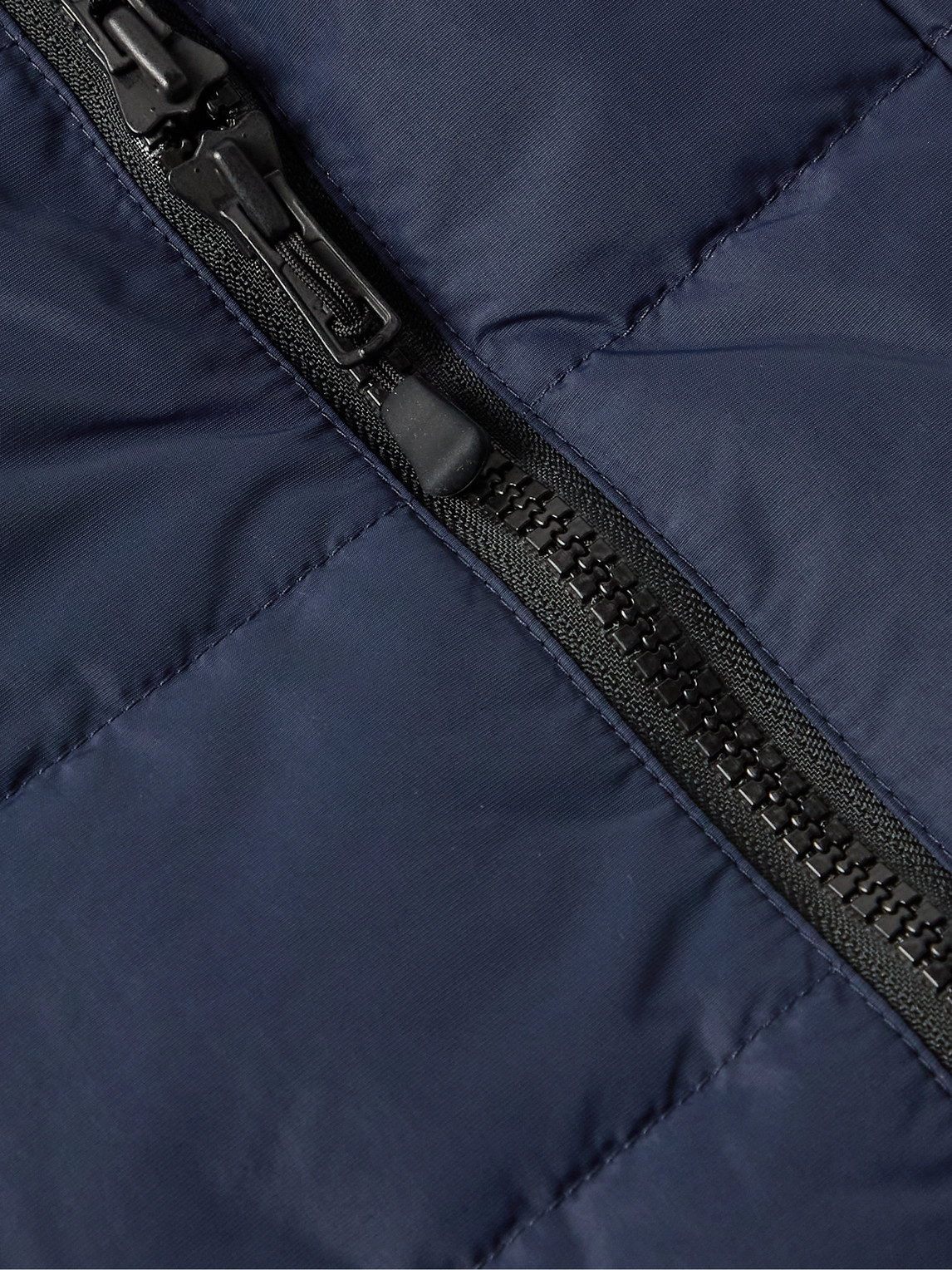 Shop Canada Goose Hybridge Quilted Nylon Hooded Down Jacket In Blue