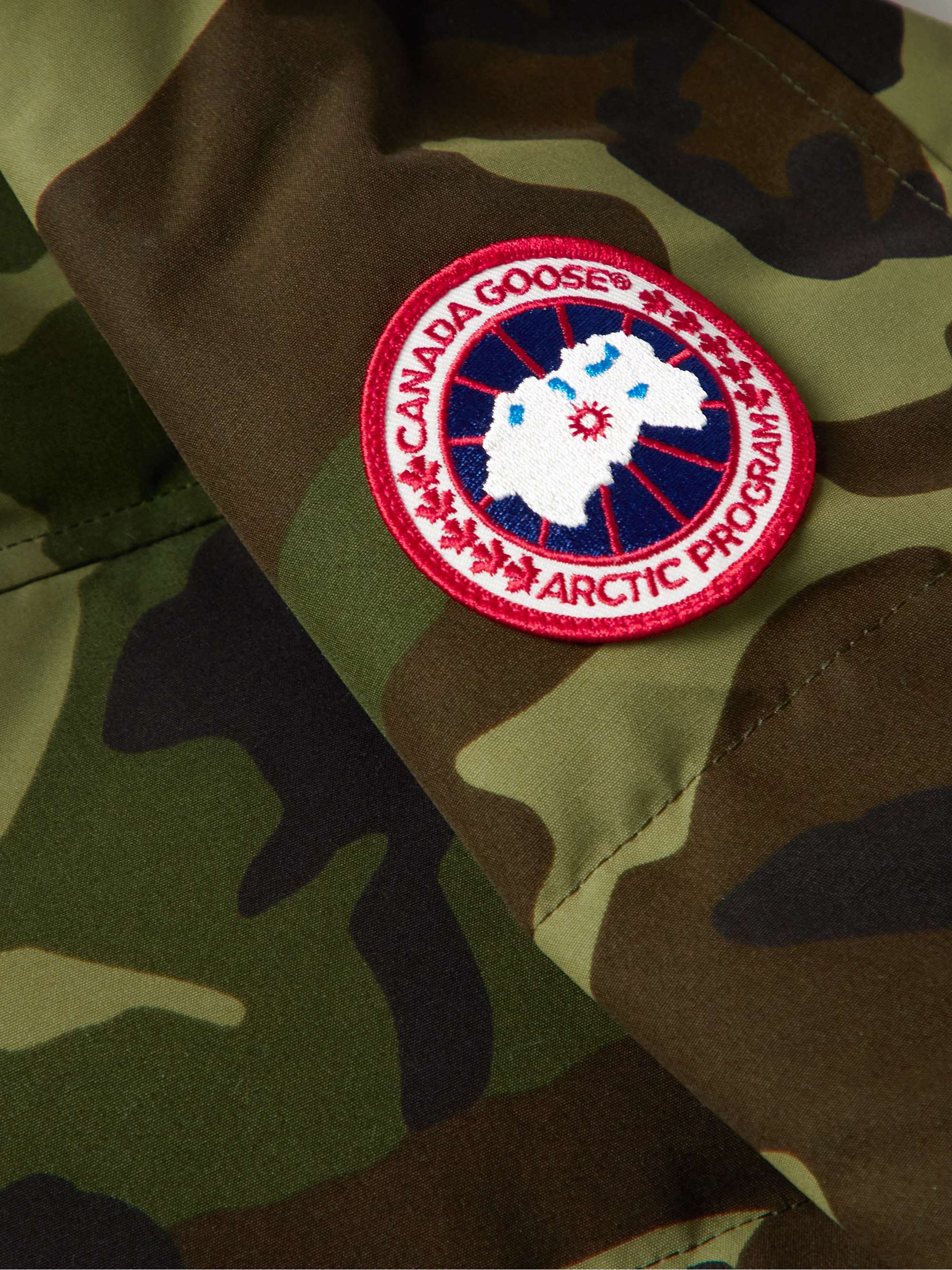 CANADA GOOSE Macmillan Camouflage-Print Quilted Shell Hooded Down Parka