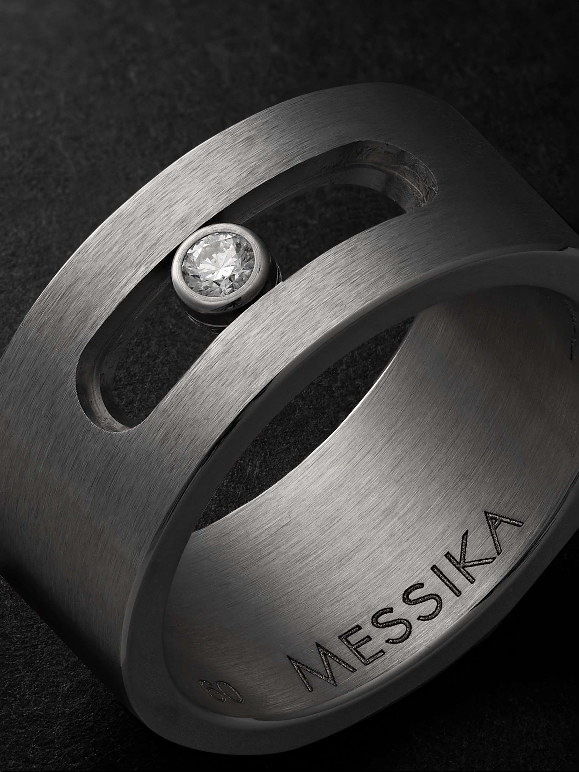 MESSIKA Move Titanium Diamond Ring