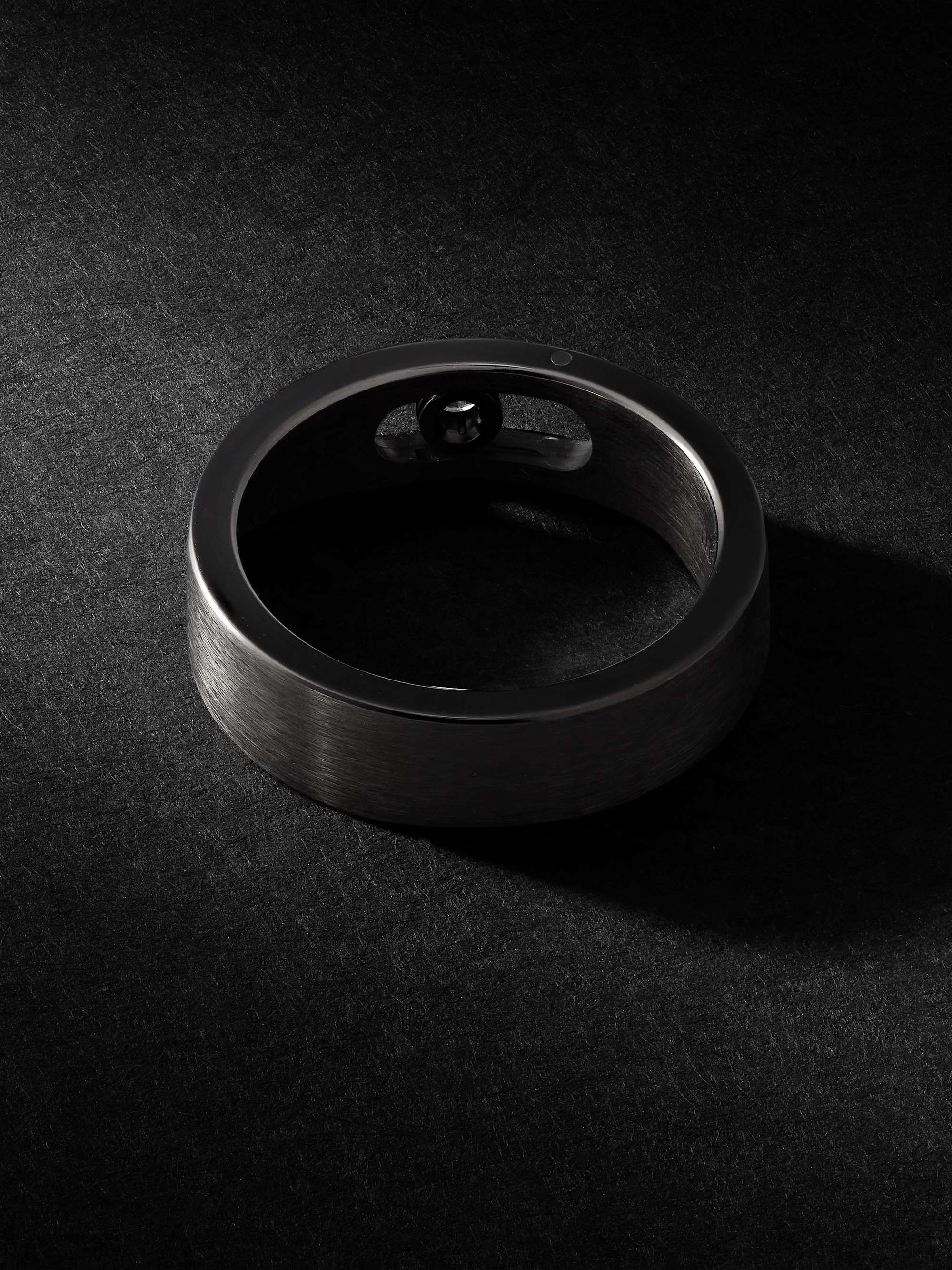 MESSIKA Move PM Graphite Titanium Diamond Ring