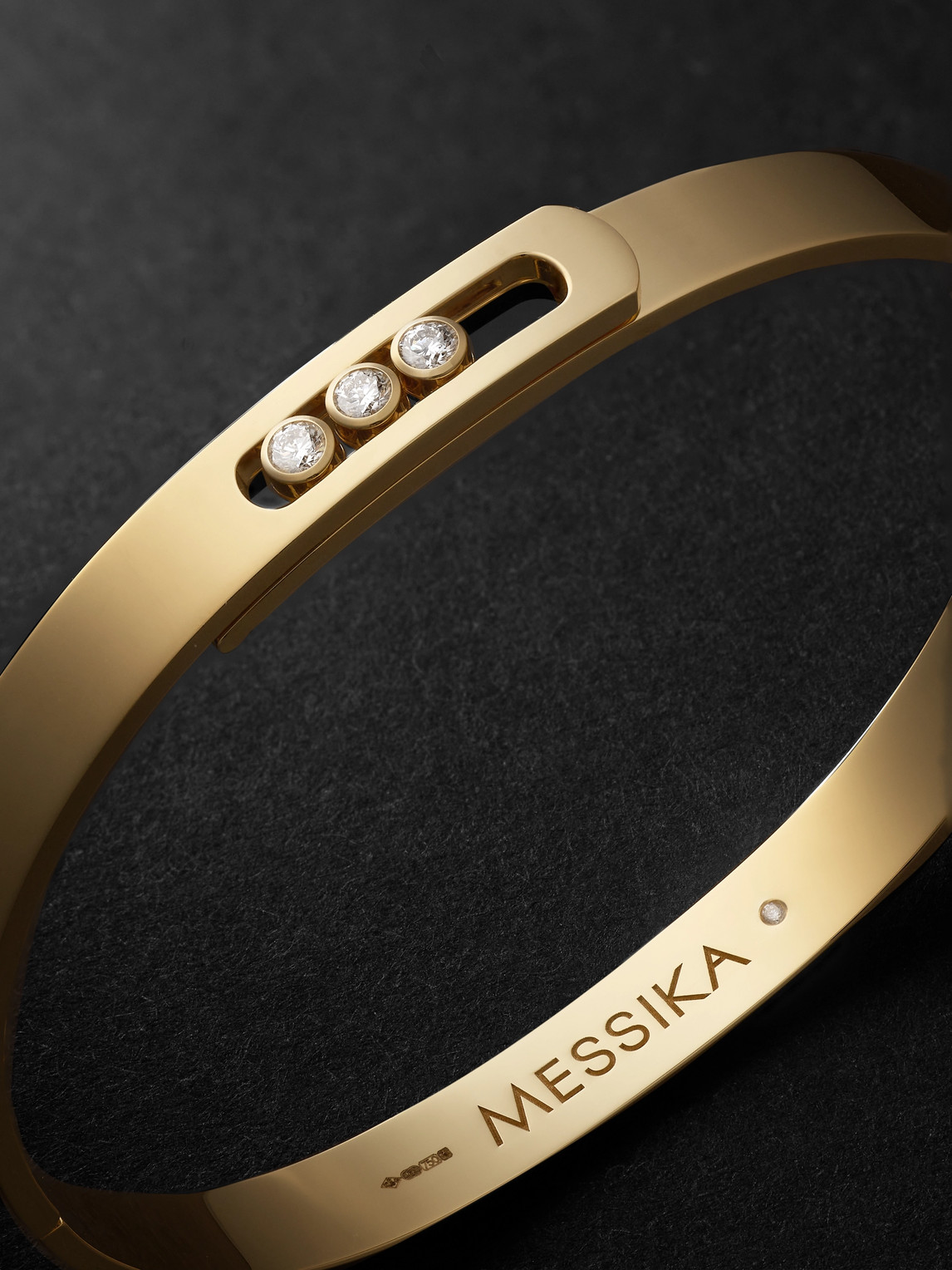 Shop Messika Move Noa 18-karat Gold Diamond Bracelet