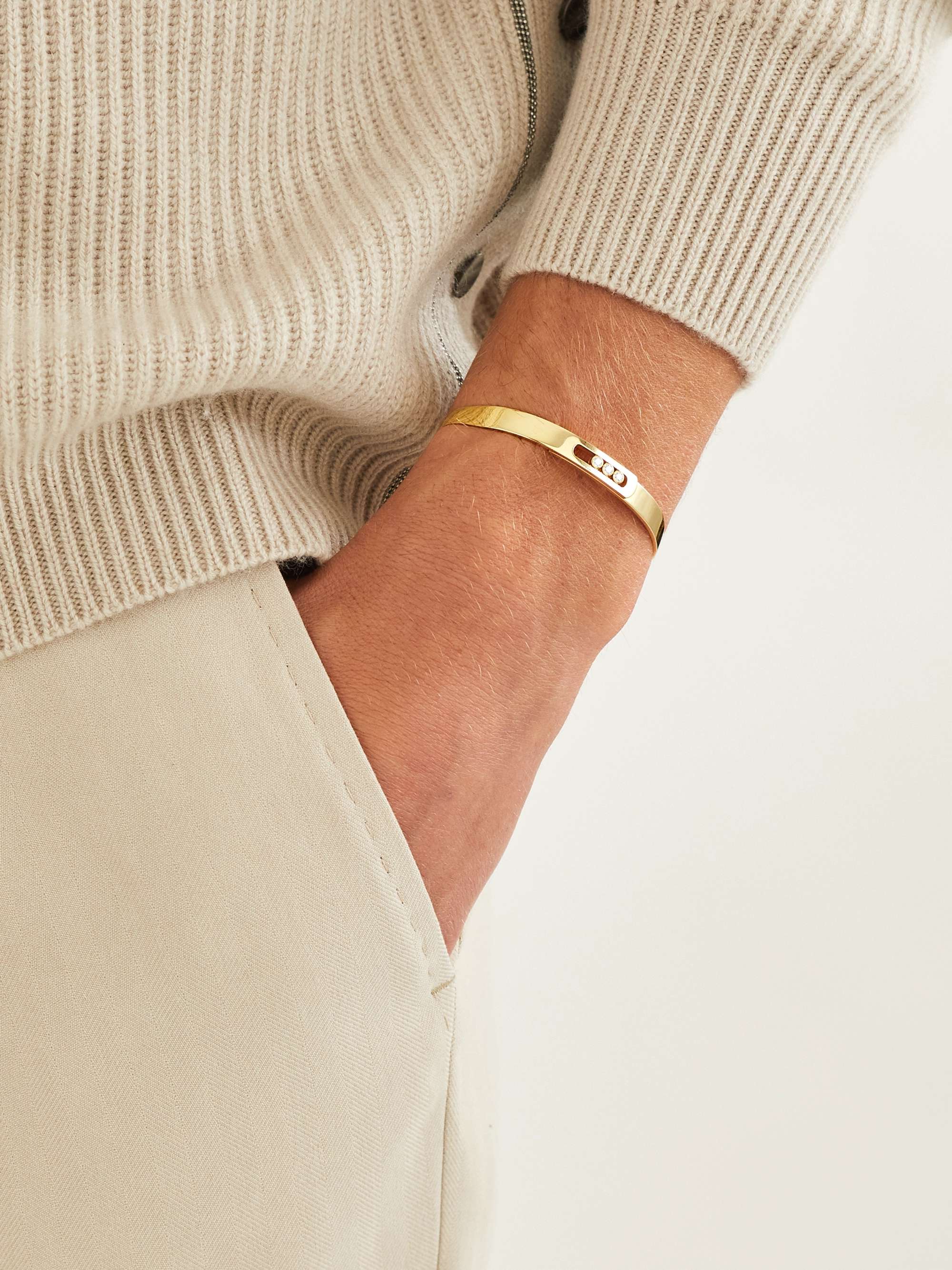 Messika Boutique Rue Saint-Honoré: Move Uno Orange Cord Bracelet - Luxferity