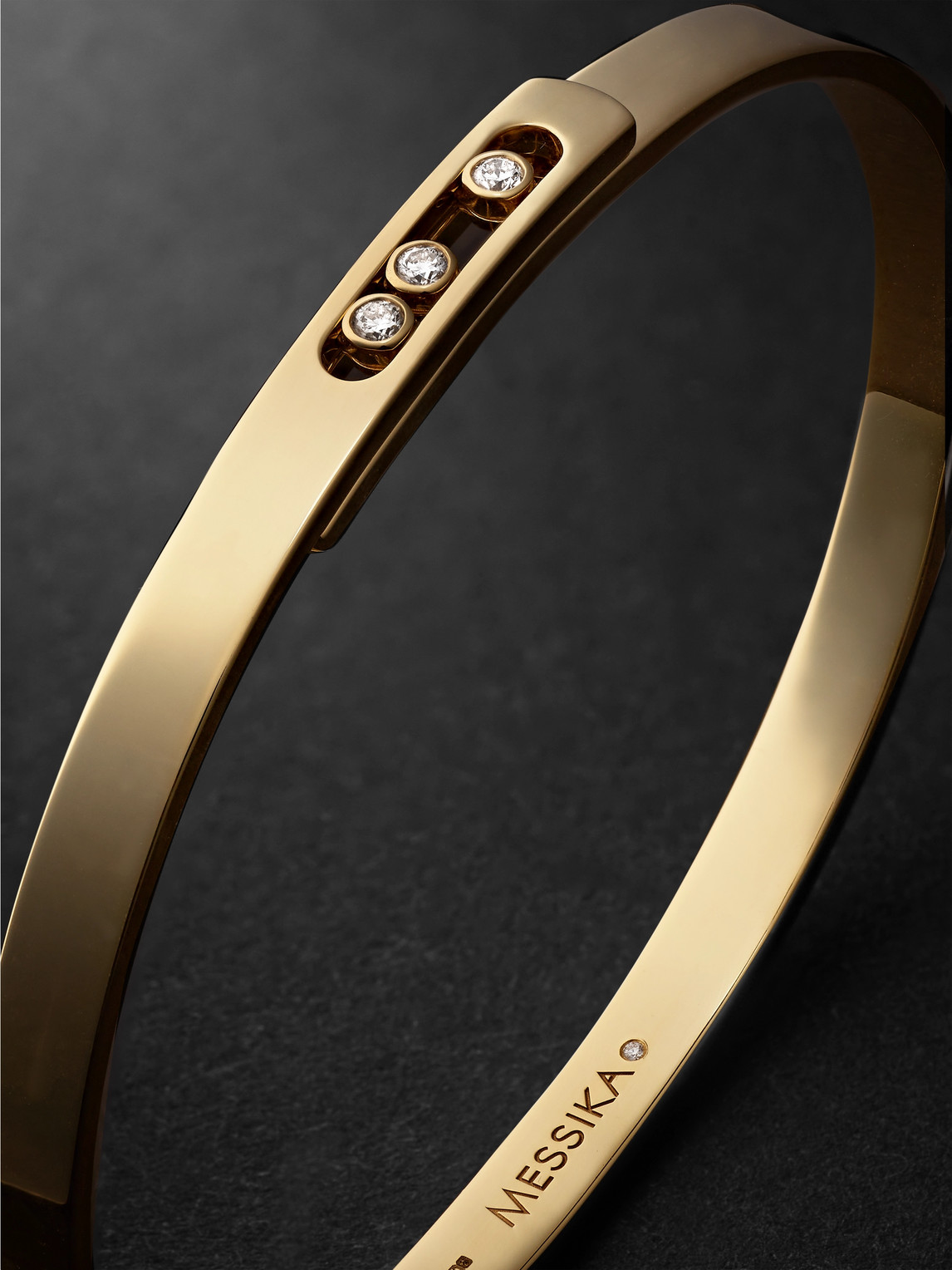 Shop Messika Move Noa Pm 18-karat Gold Diamond Bracelet