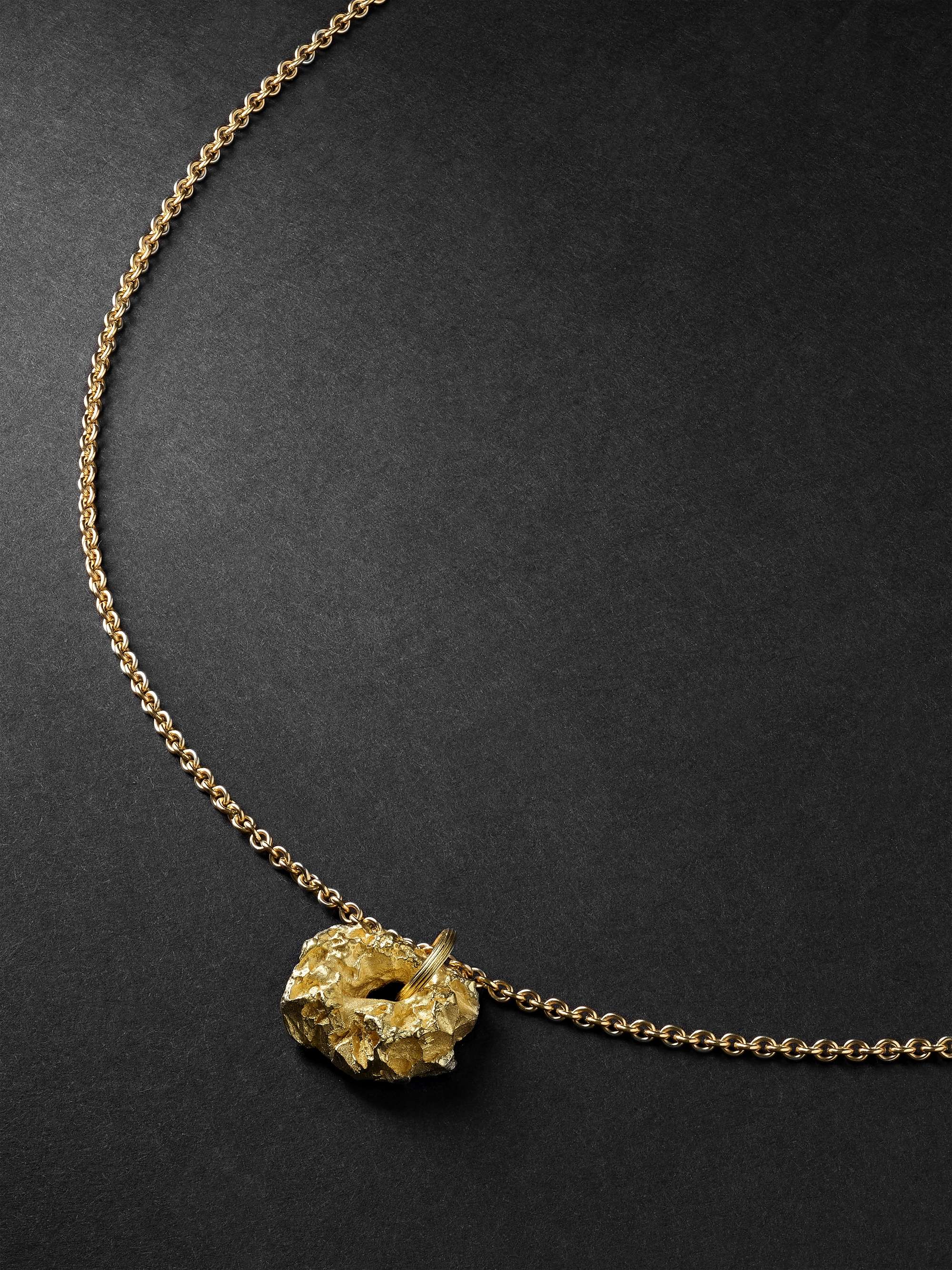 Rock Gold Necklace