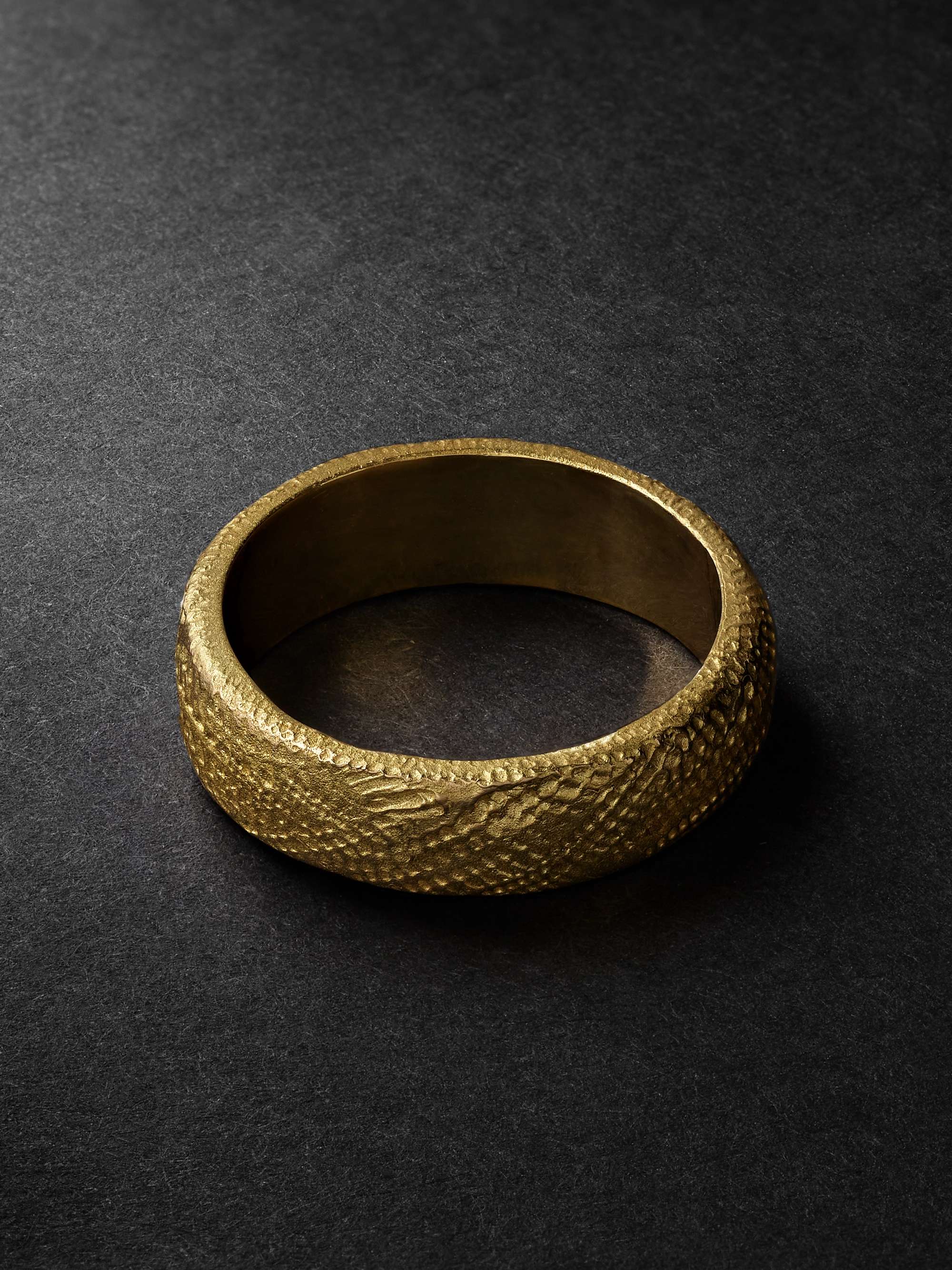ELHANATI Mezuzah Gold Ring