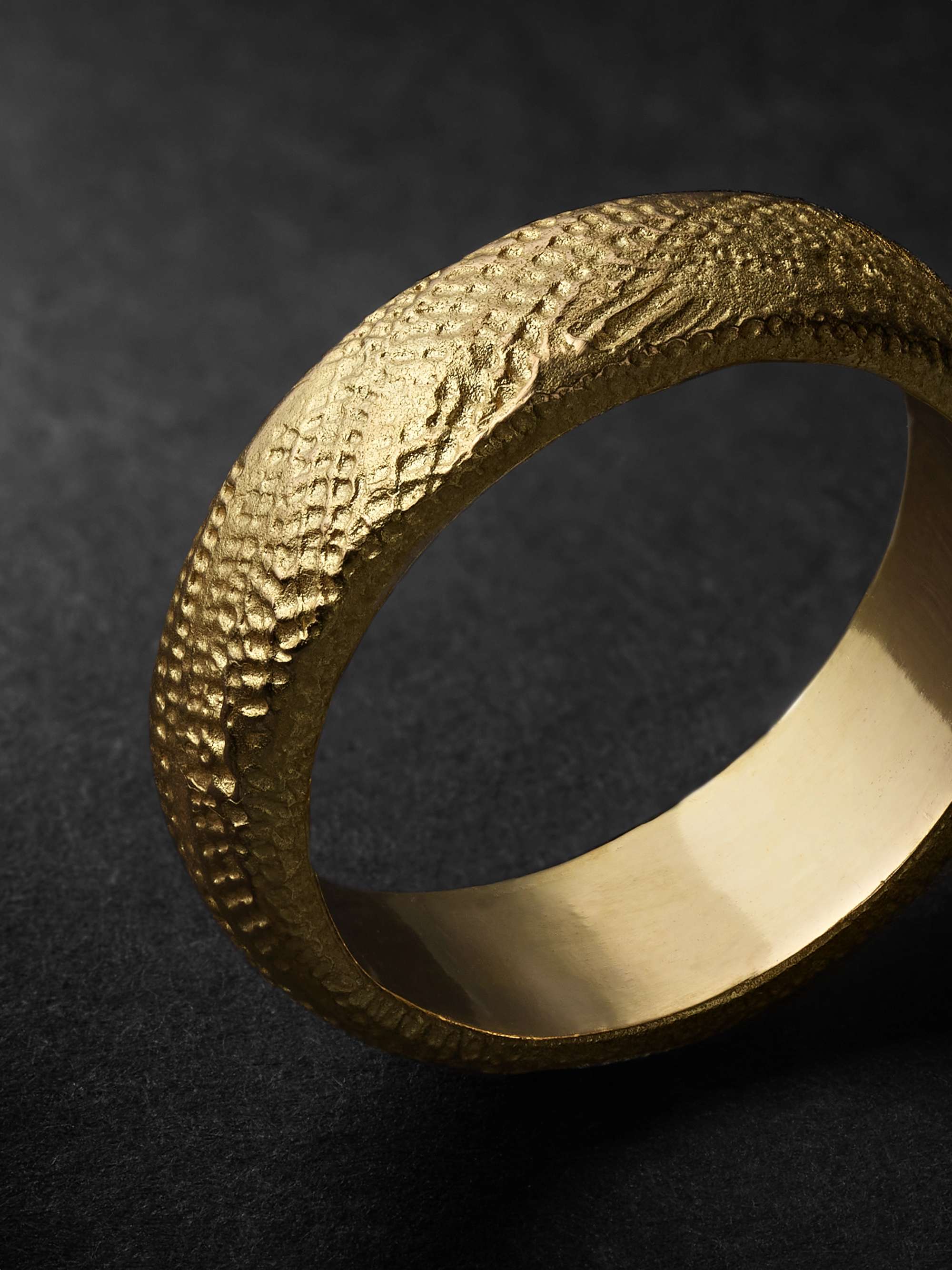 ELHANATI Mezuzah Gold Ring